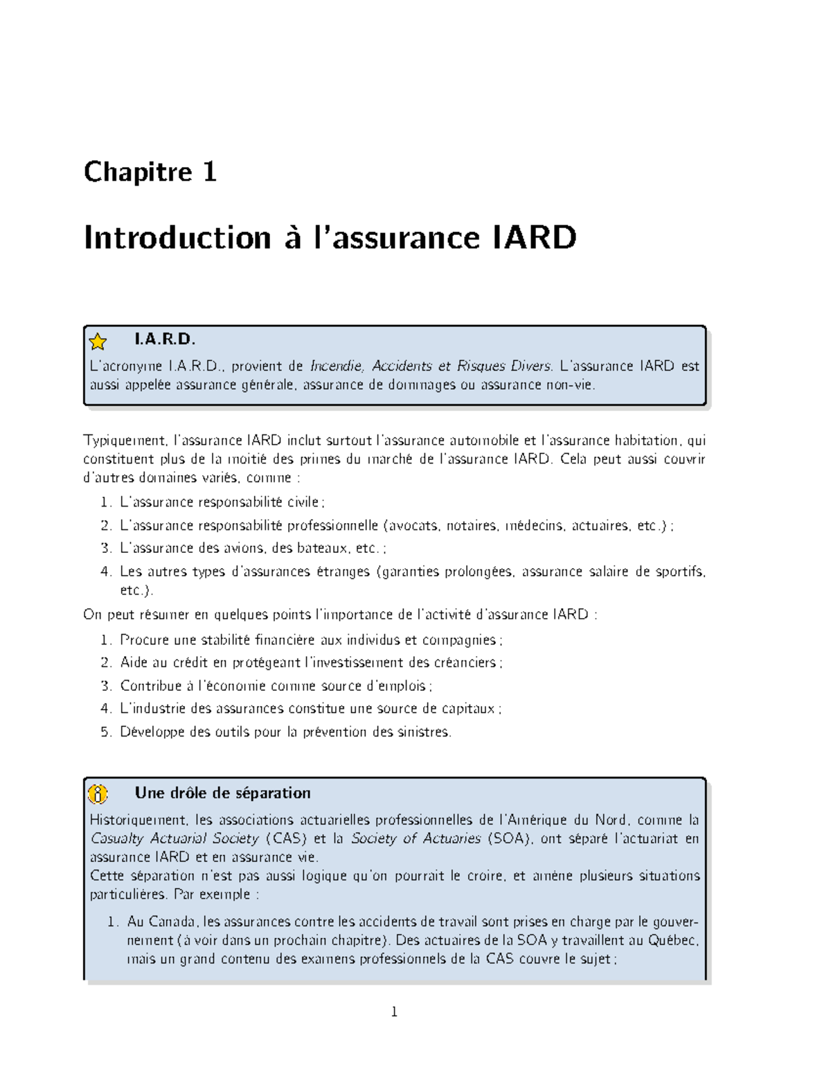 IARD CHAP1 - CHAPITRE 1 - ♣ tr ♥tr♦ t ♦♥ à ss r ♥ r♦♥②♠ ♣r♦ ♥t - Studocu