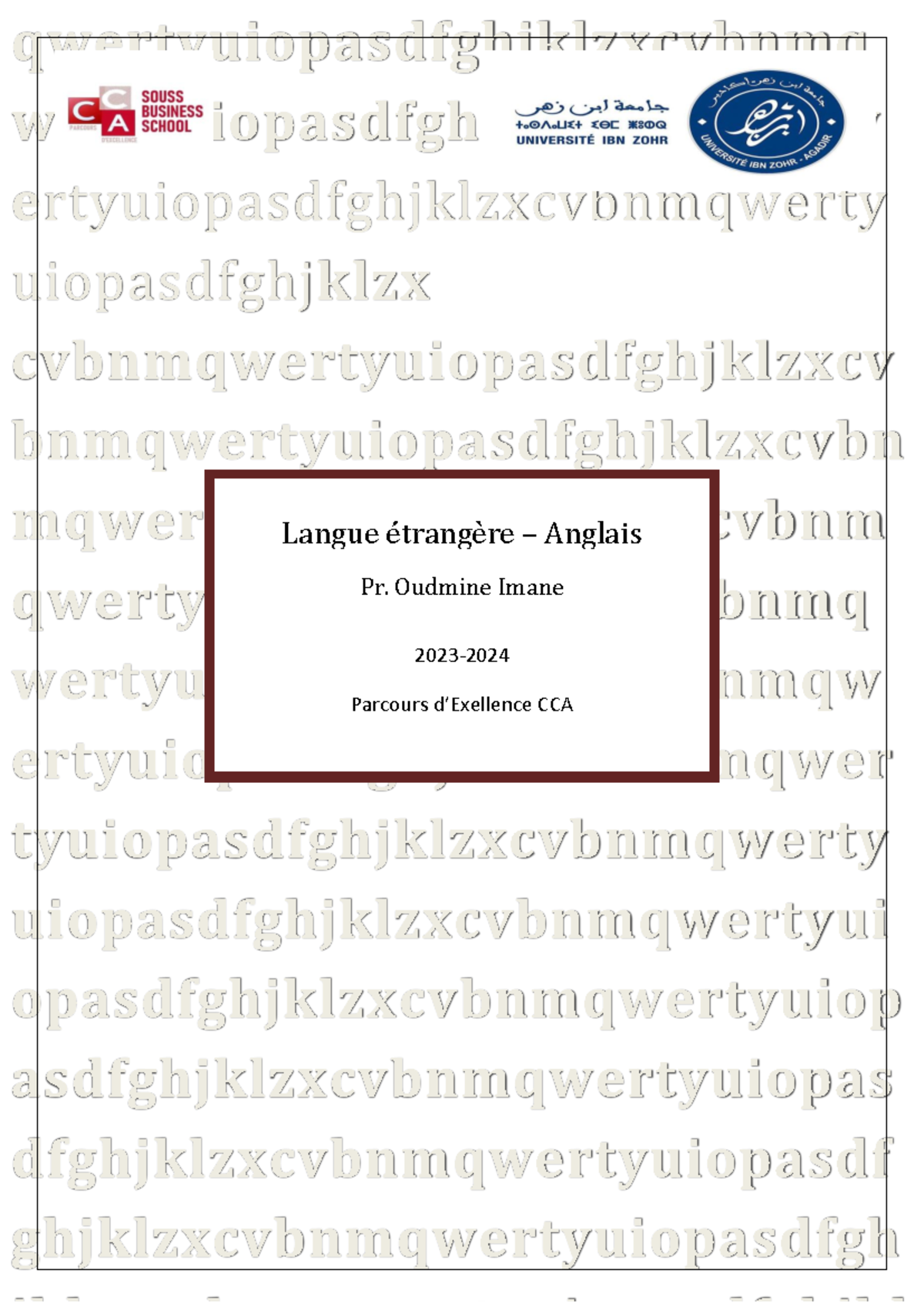 English CCA Course: Unit 1 - Basic Vocabulary & Pronunciation Notes ...