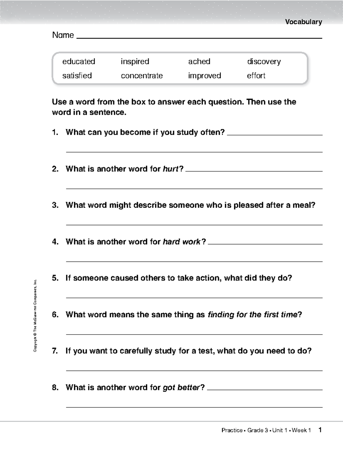 Grade 3 Reading Comprehension: River Rescue Unit 1 Week 1 - Studocu