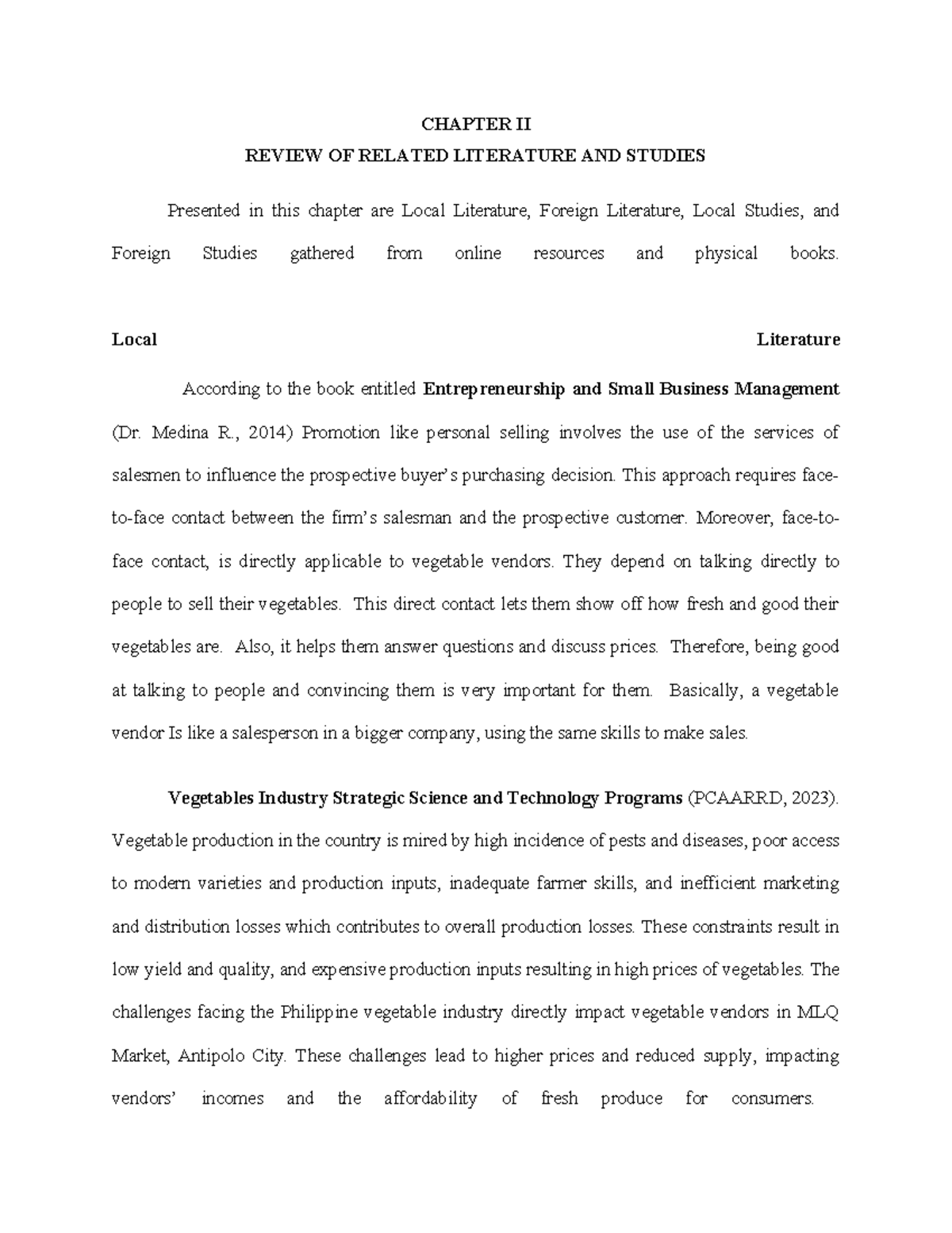 CHAPTER II - REVIEW OF RELATED LITERATURE AND STUDIES - Studocu