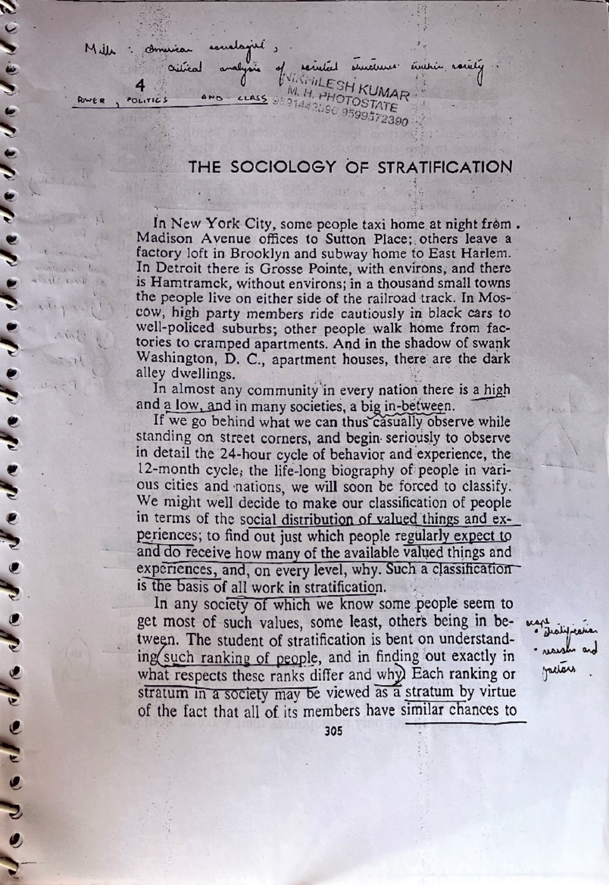 The Sociology of Stratification: Insights from Urban America (SOC 101 ...