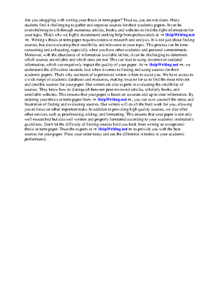 Filipino term paper parts - Writing a thesis, especially in the ...