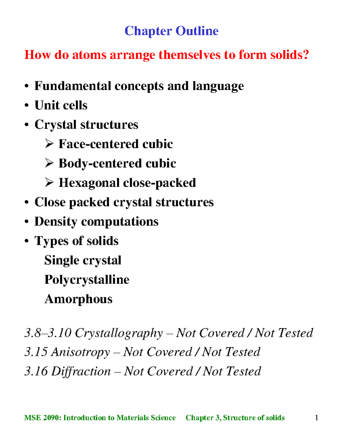 Chapter 3 - Solid Structures in the Chemical Industry - Studocu