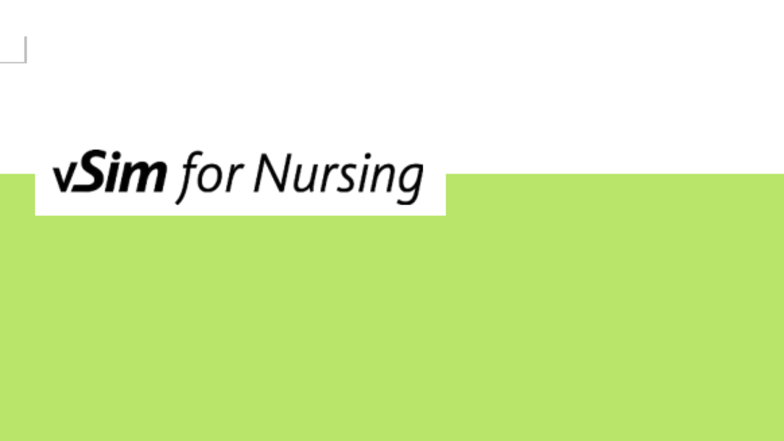 vSim Clinical Replacement Packet for Nursing Students - Dillard ...