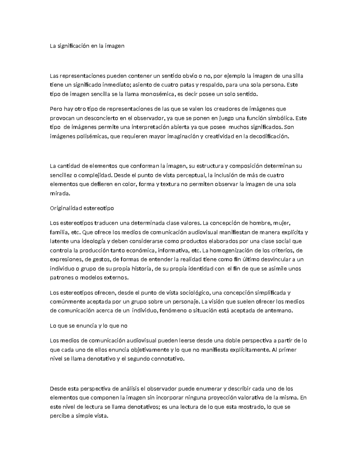 La significación en la imagen: Análisis de representaciones visuales ...
