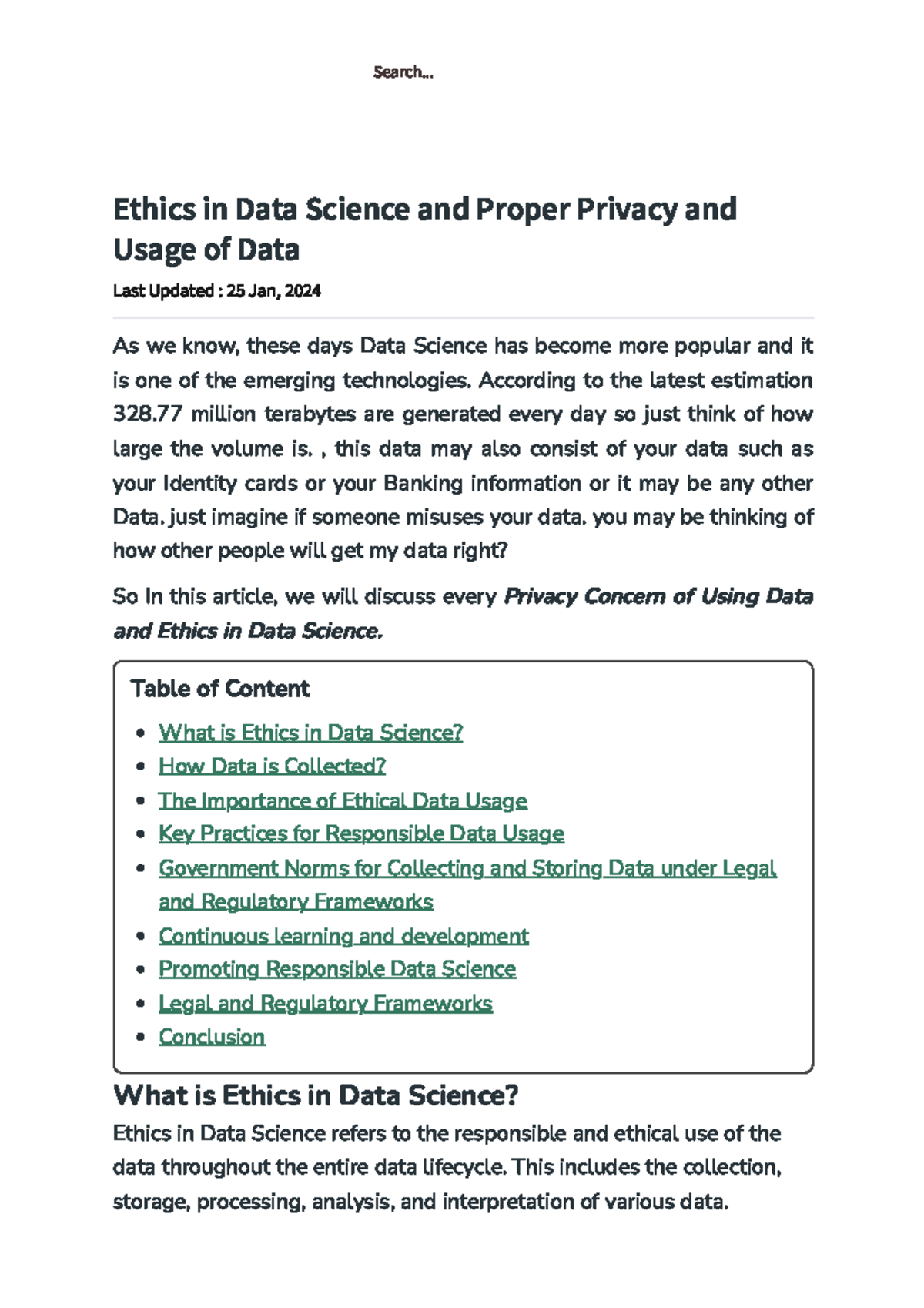 Ethics in Data Science: Privacy and Responsible Data Usage (DS101 ...
