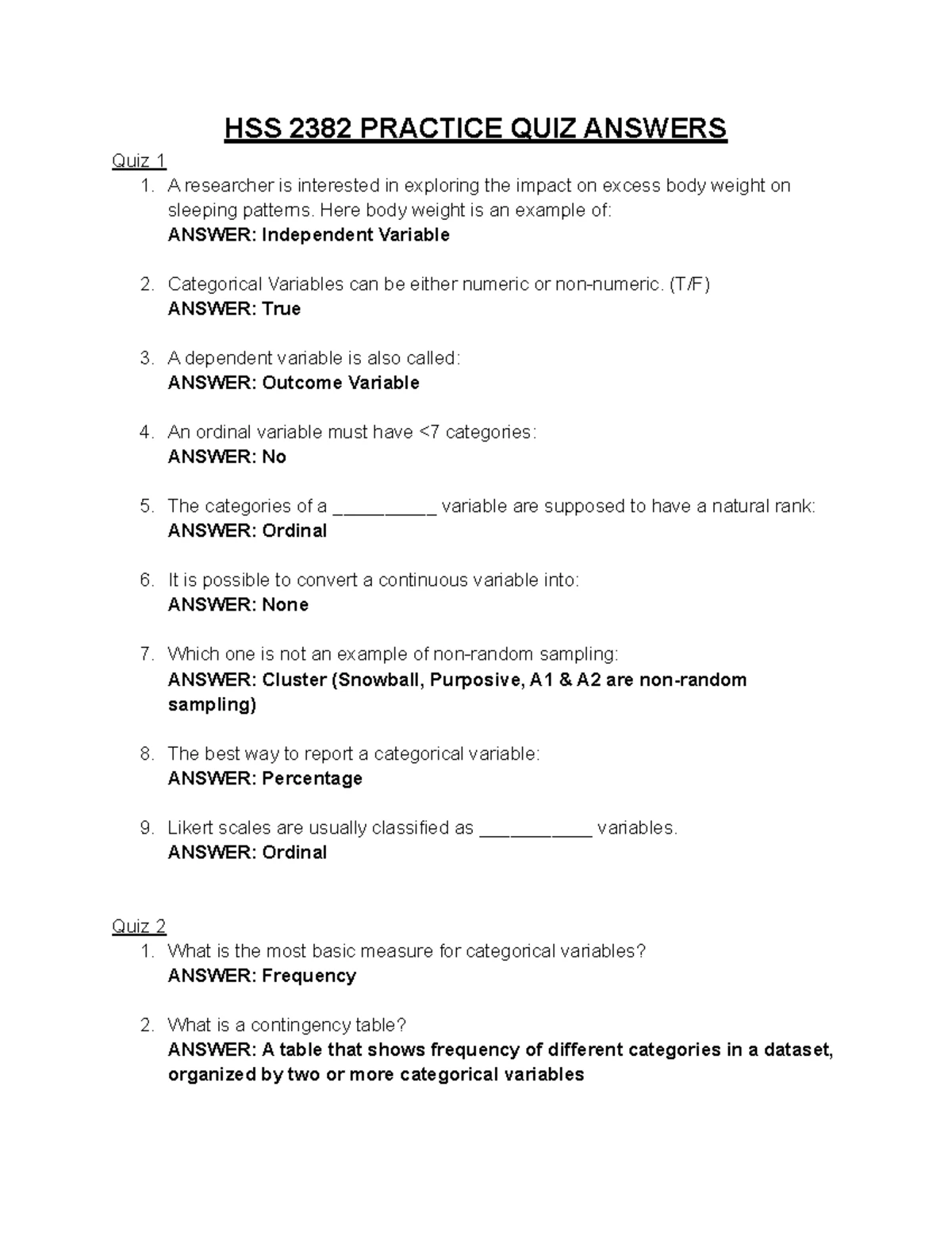 Stats 2 - Exam Notes on Chi-Squared Tests and Job Satisfaction Analysis -  Studocu