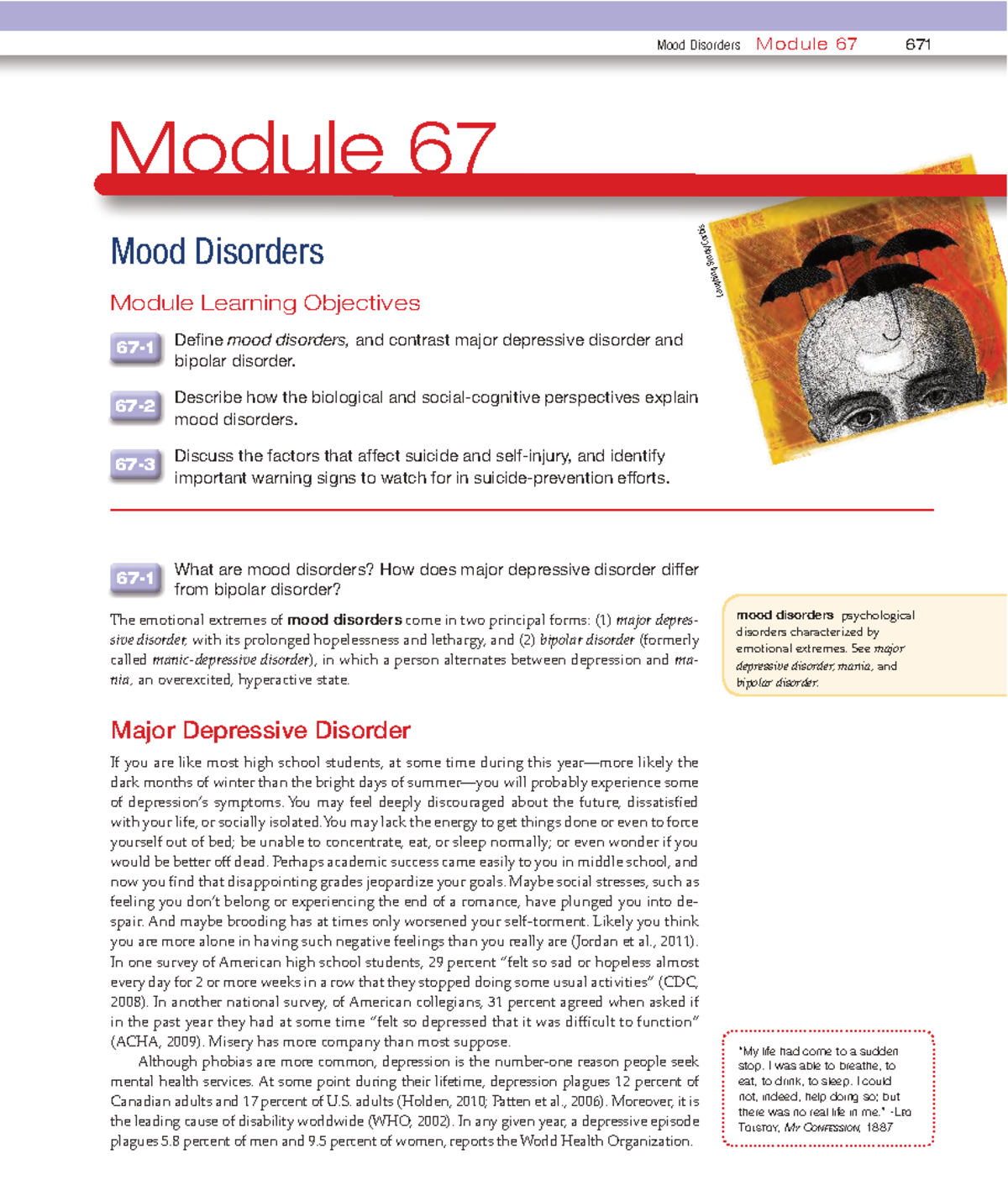 Mood Disorders Module 67: Understanding Major Depression & Bipolar ...