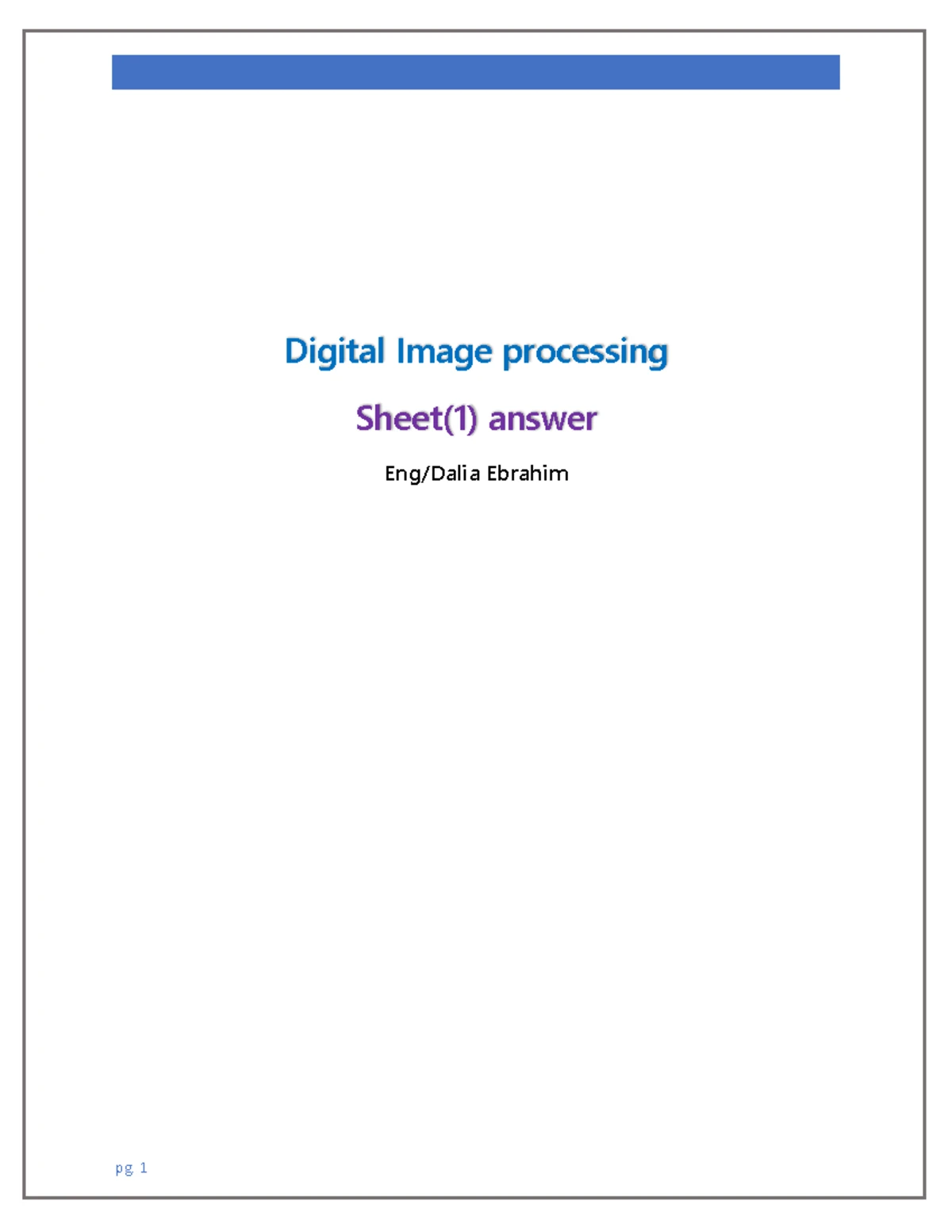 Image Processing Midterm Review: Chapters 6 to 8 Insights - Studocu