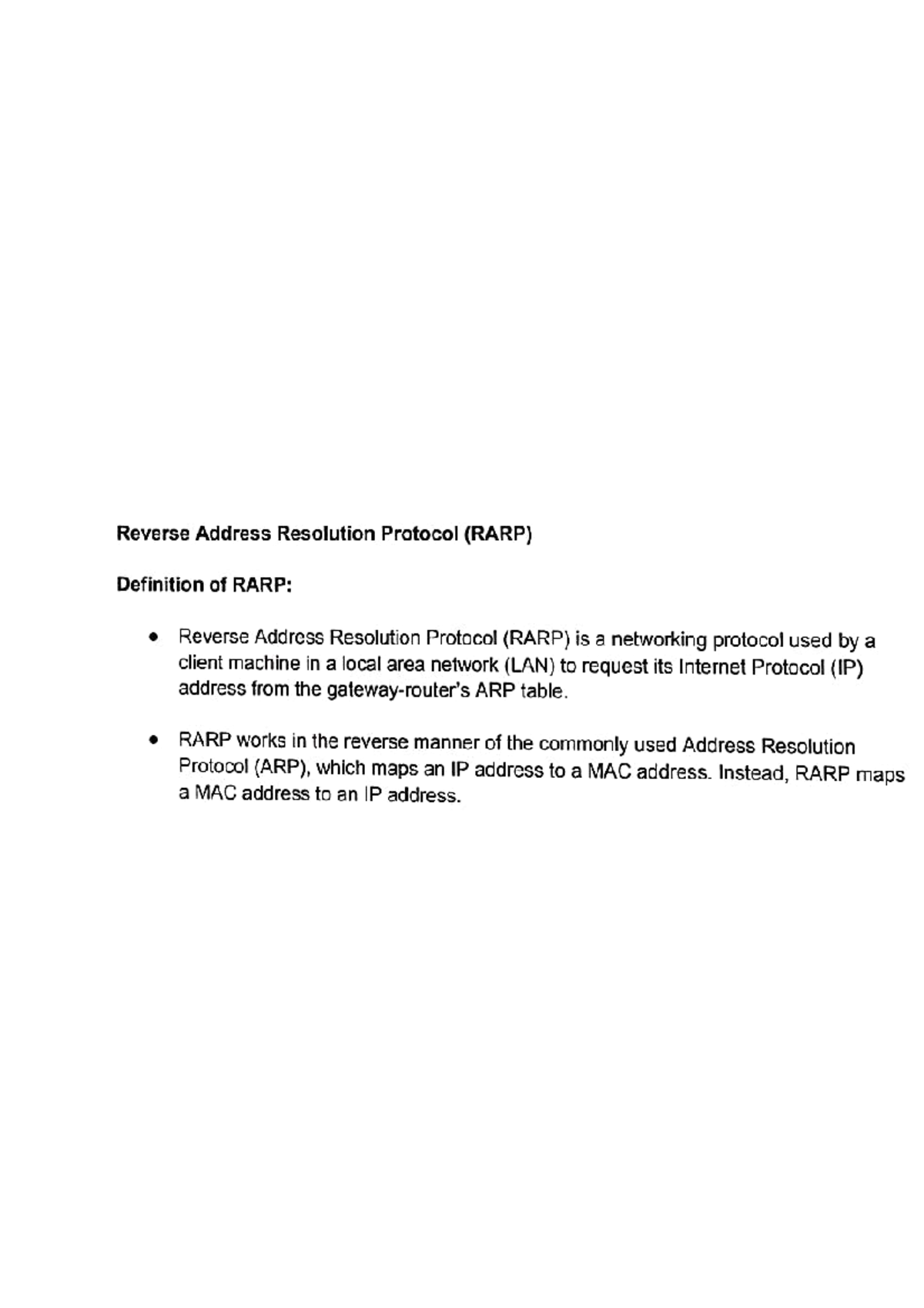 DOC-20241224-WA0034 - Good - Reverse Address Resolution Protocol (RARP ...