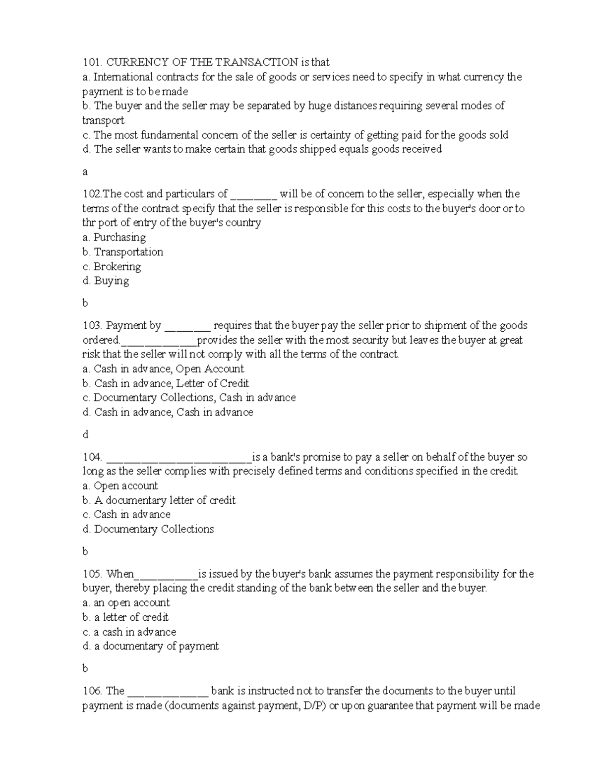 IIP301: Currency of Transactions in International Trade - Key Concepts ...