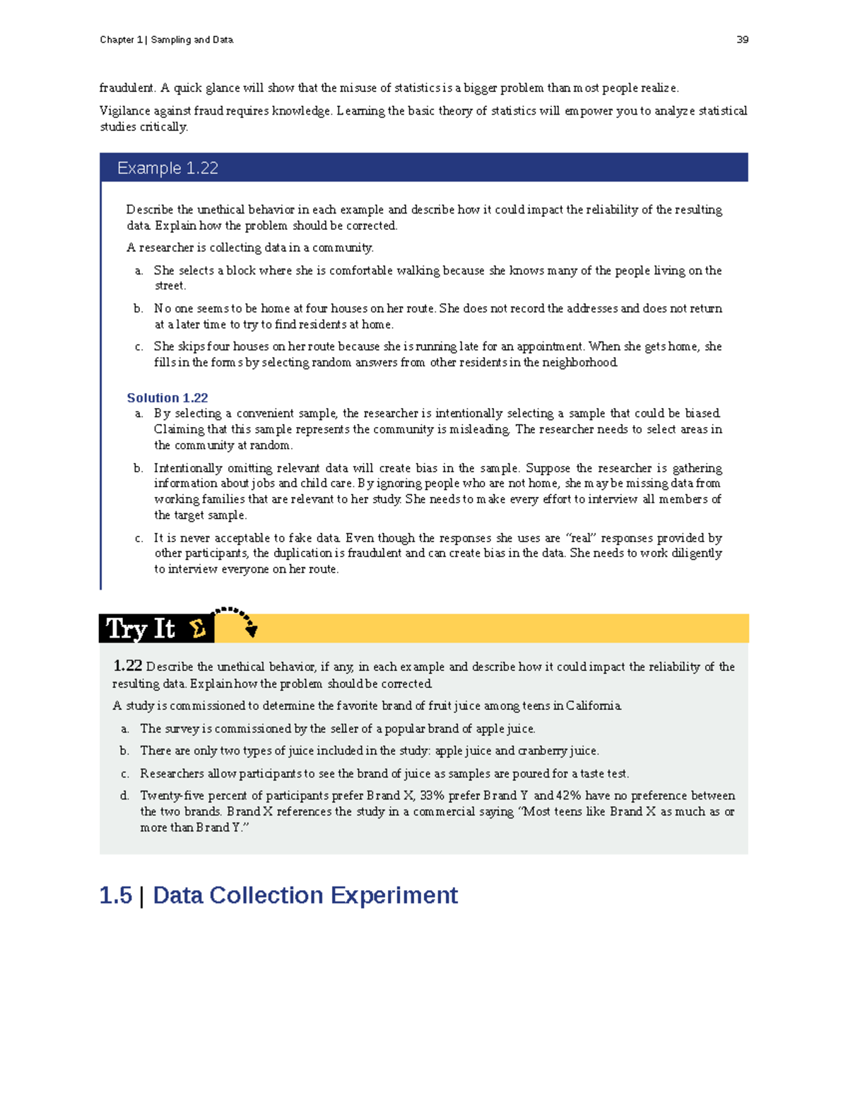 Introductory Statistics – Chapter 1: Sampling & Data Analysis - Studocu