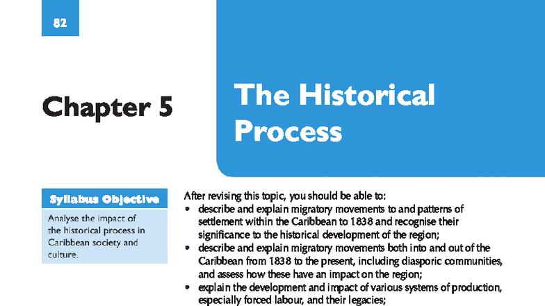 82 Caribbean Studies Chapter 5: Historical Processes and Migration ...