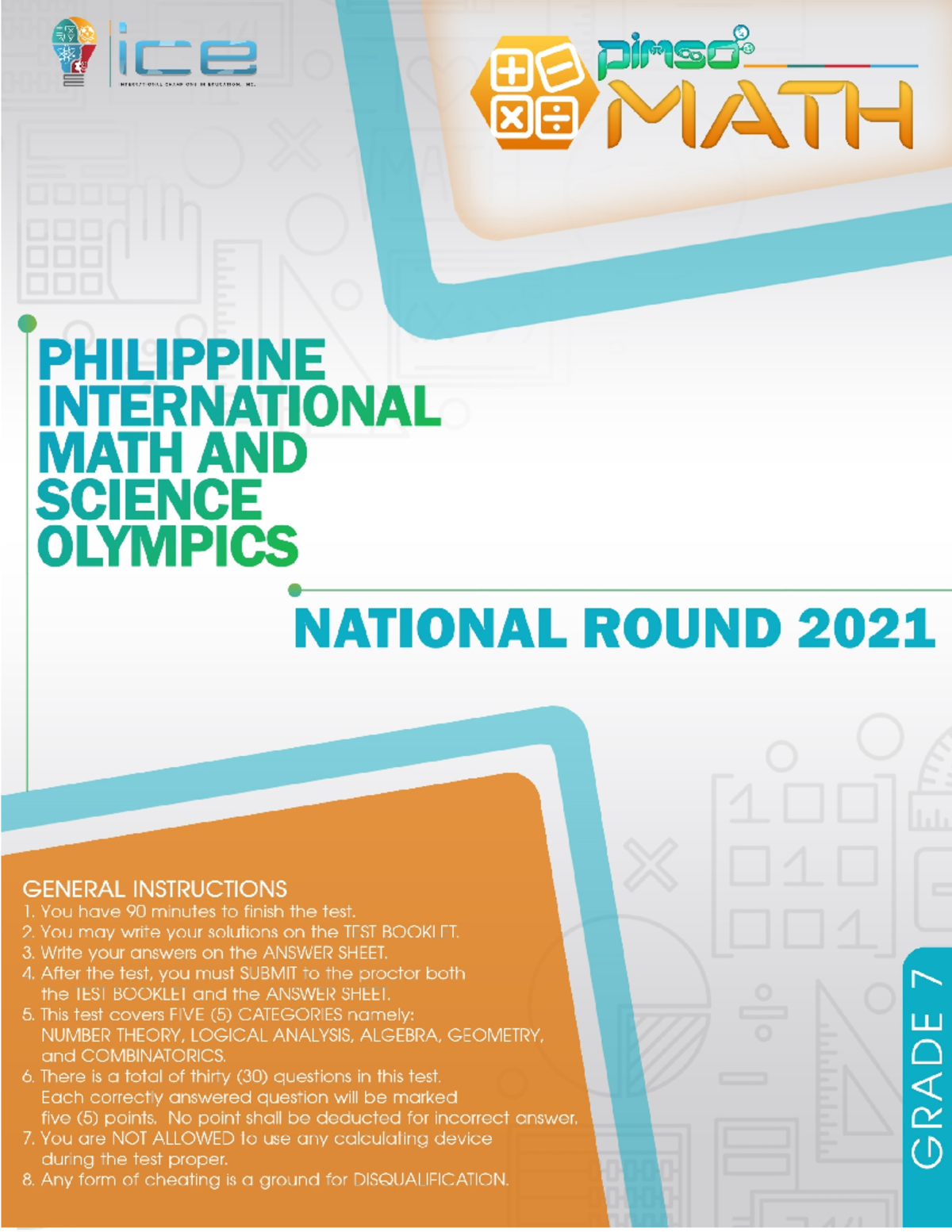 COMPETITION REVIEWER - Math Problems & Solutions (Ilide) - Studocu