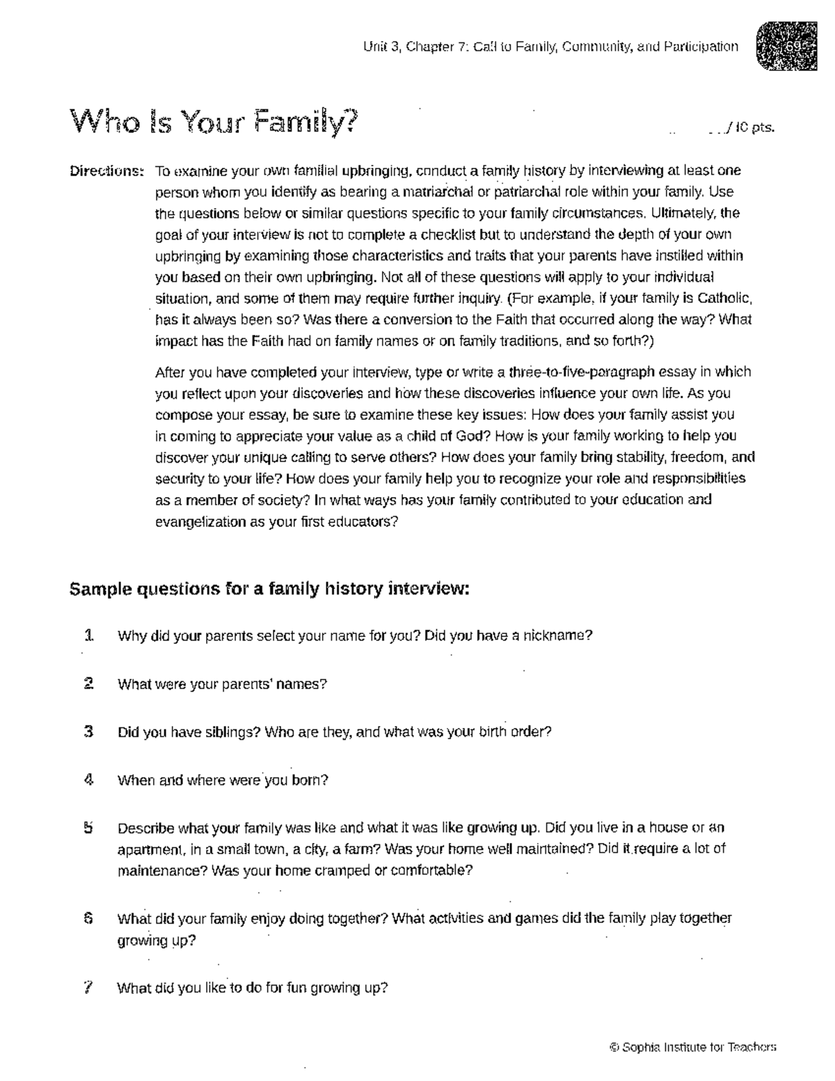 Ch. 7: Exploring Family Influence and Upbringing Insights - Studocu