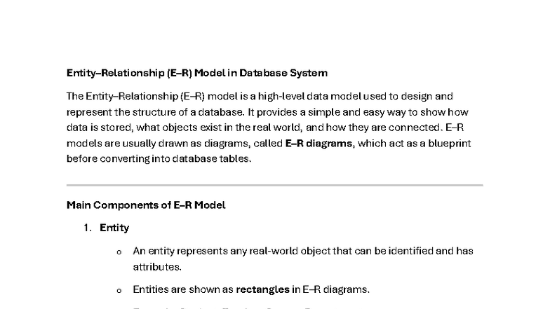 Advanced Database Concepts and Models (CS101) - Studocu
