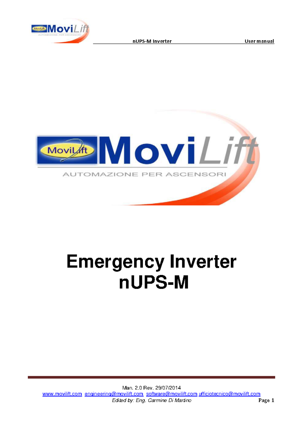 Inverter n UPS-M -EN - Conexion electrica de UPS - Man. 2 Rev. 29/07 ...