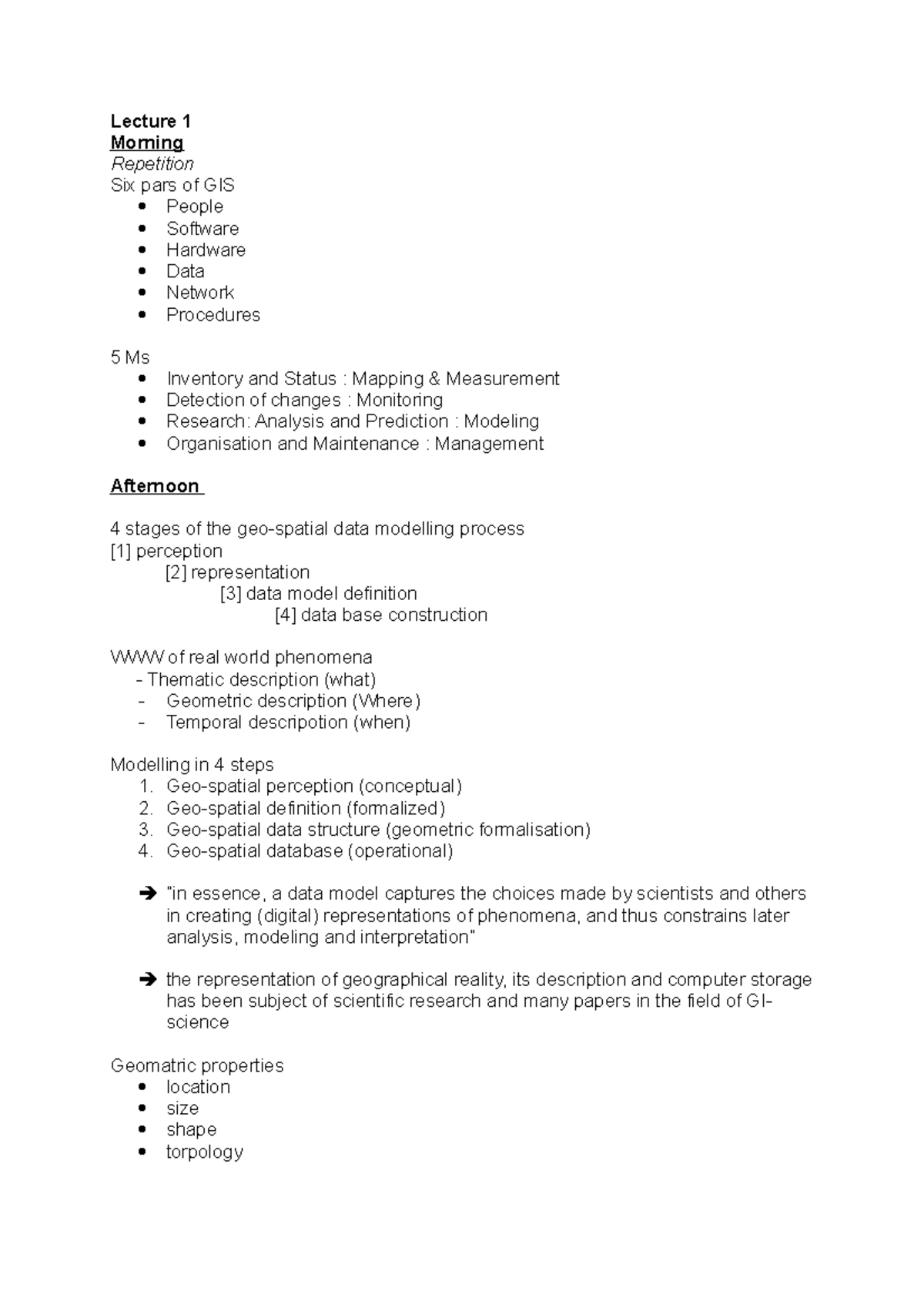 Lecture 1: Remote Sensing & GIS Integration Overview and Concepts ...