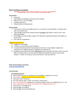 Respiratory and cardio exam 1 - 1) Which pt is most at risk for ...