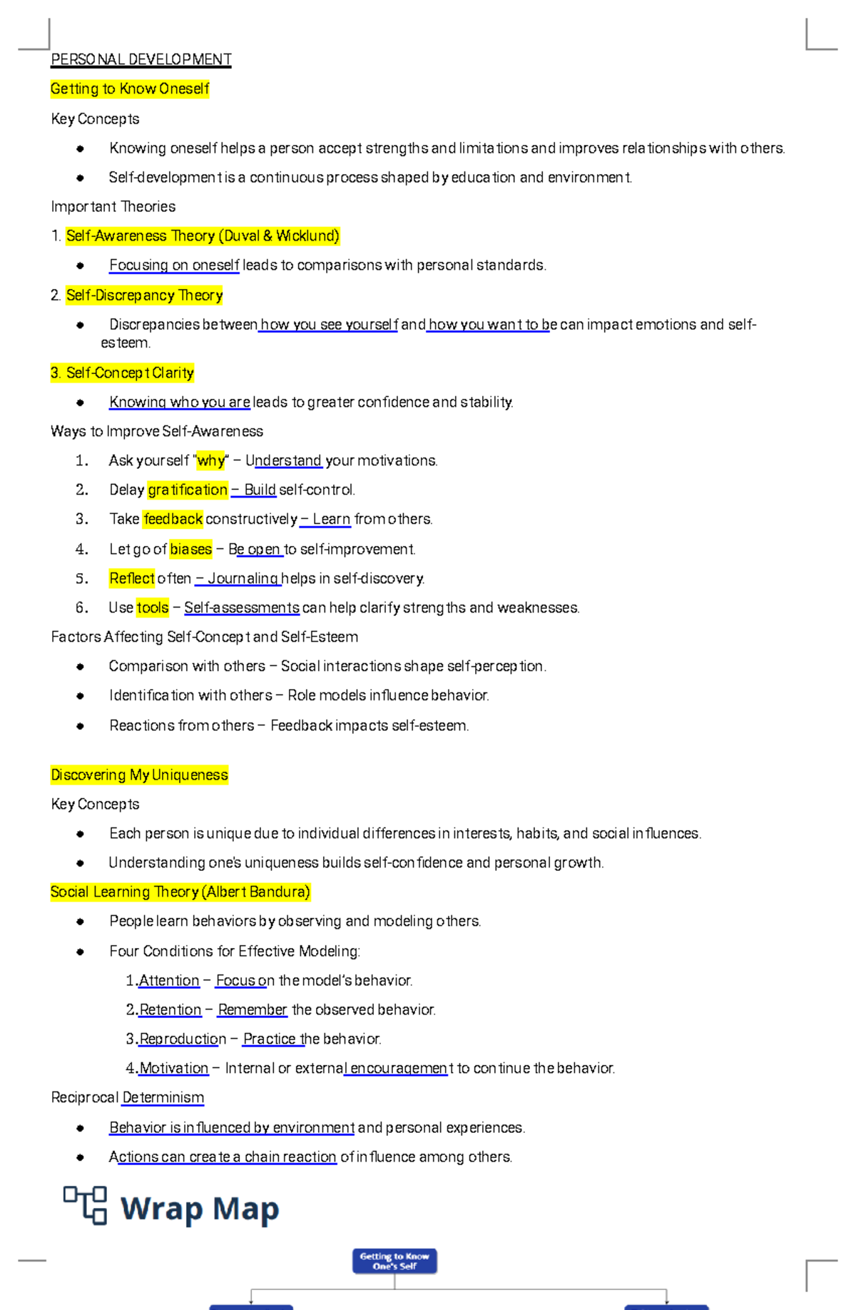 Q3 to study Perdev - PERSONAL DEVELOPMENT Getting to Know Oneself Key ...
