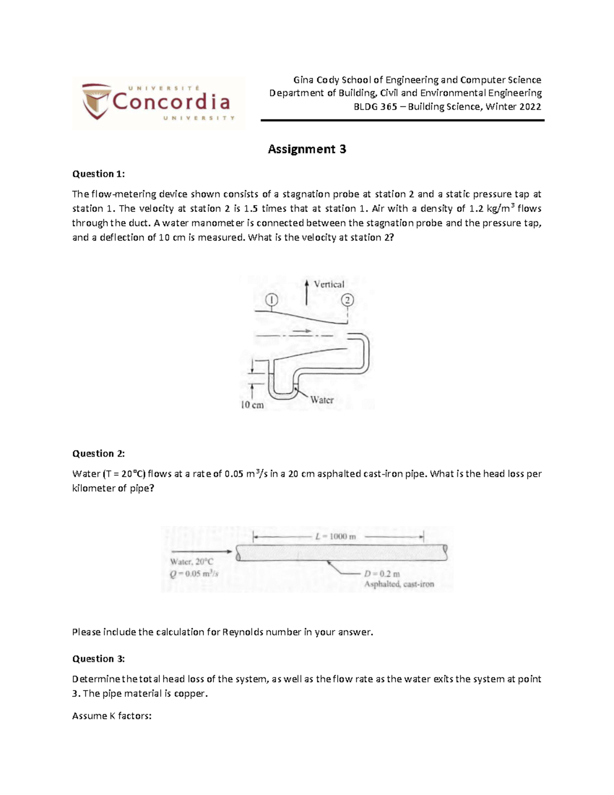 BLDG 365 Building Science Winter 2022 Assignment 3 Analysis - Studocu