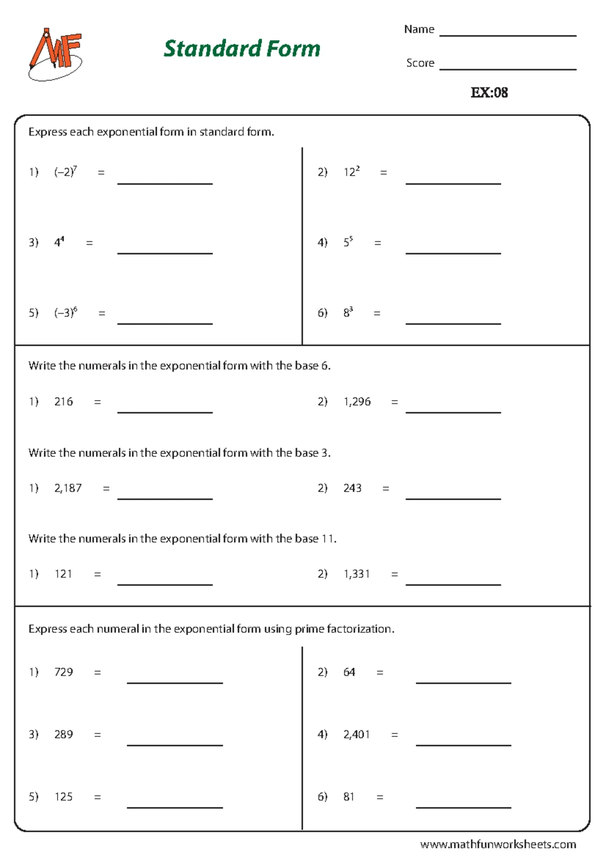 Exponent rules chart-3 - Polynomial Theory - mathfunworksheets LAWS OF ...