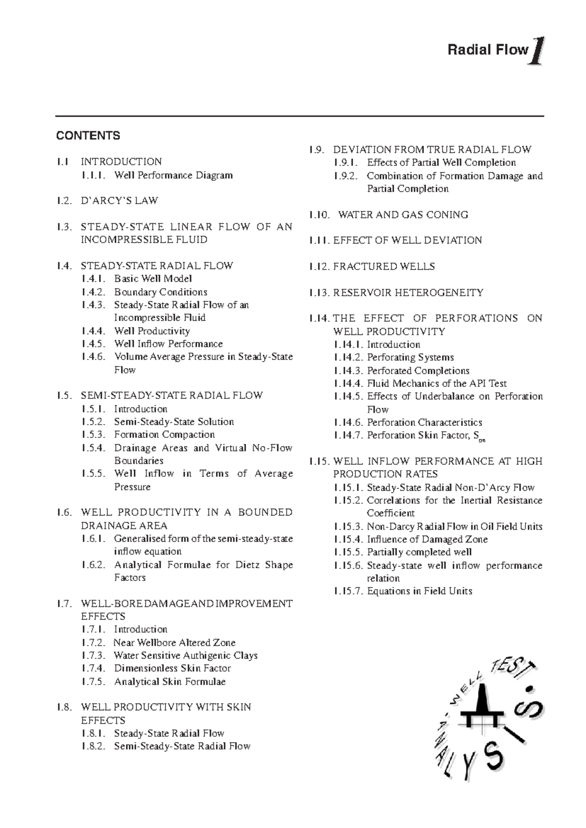Well Test Ch 1 - Well Test Analysis Chapter 1 - 11 Radial฀Flow CONTENTS ...