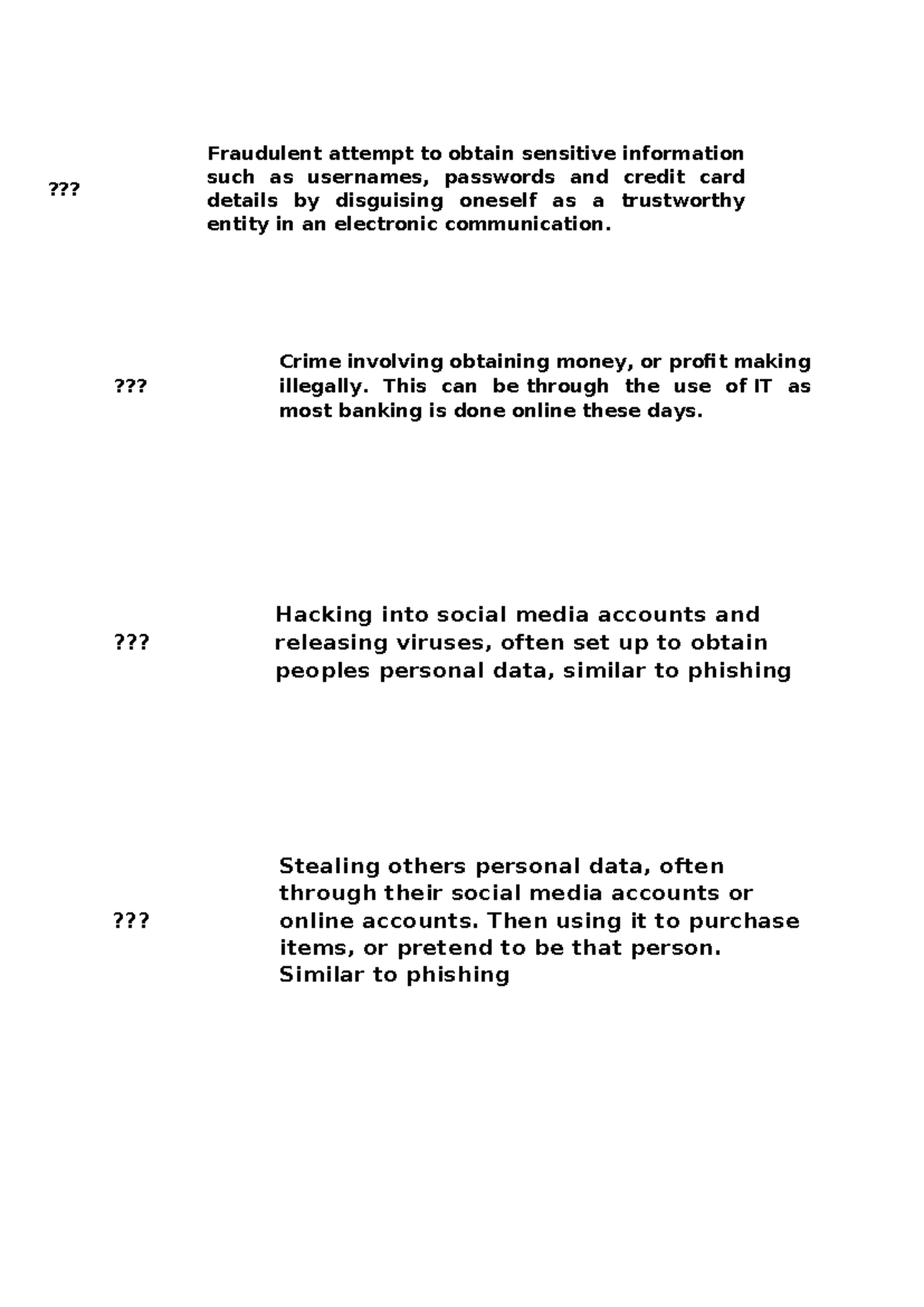 Tech Crime Examples: Understanding Phishing and Data Theft - Studocu