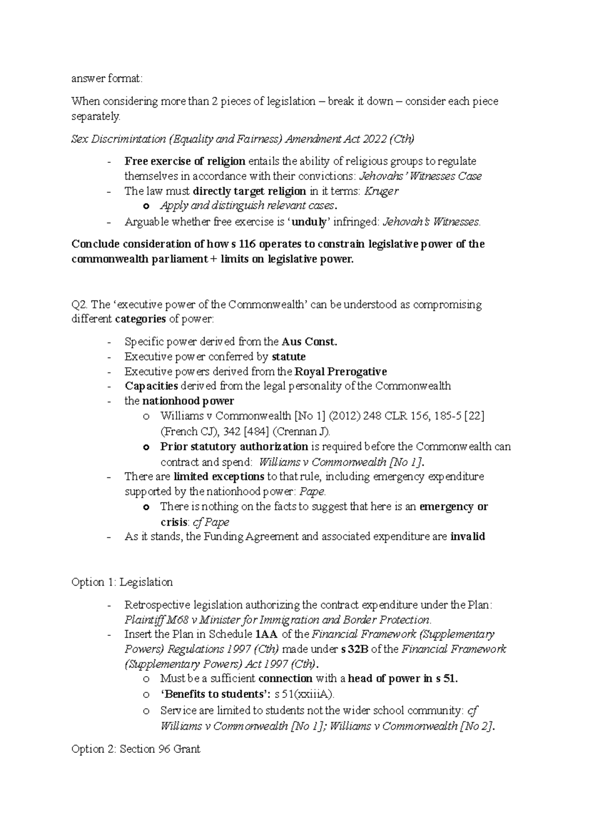 Answer format llb104 - answer format: When considering more than 2 ...