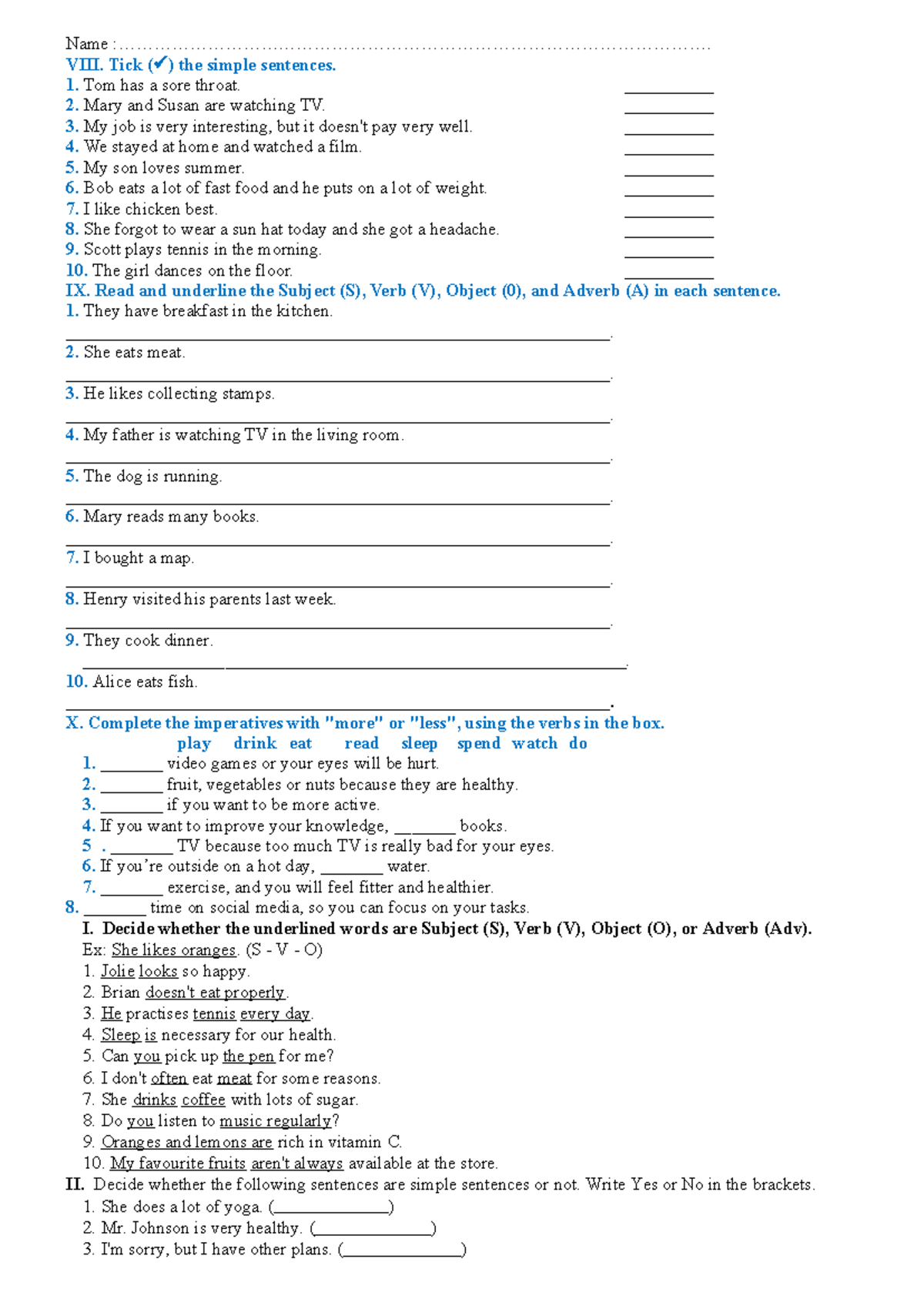 Unit 2 Vocabulary and Grammar Notes for English 7 - Studocu