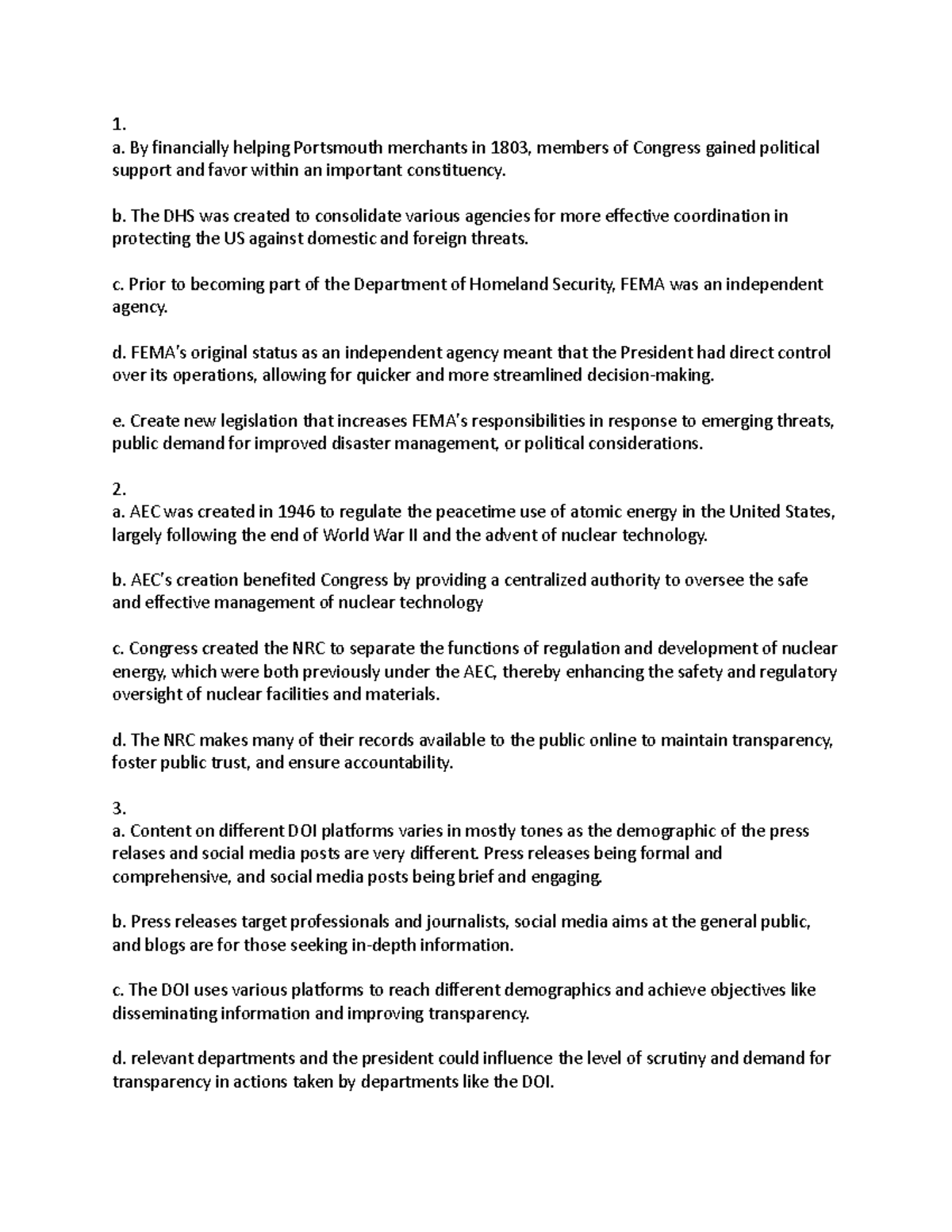 Bureaucracy - Notes on Government Agencies and Their Functions - Studocu