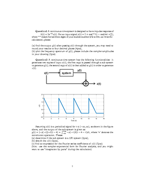 EEET2369 Signals and Systems 1 Lab 1a: Fourier Series Analysis - Studocu