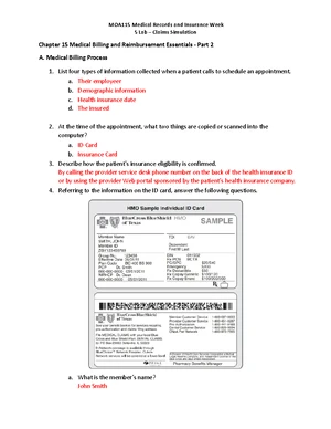 【リニューアル版】DWE Question and Answer Cards O MOA115 wk5 Lab - Answer to week 5 lab for OMA11 - 5 Lab
