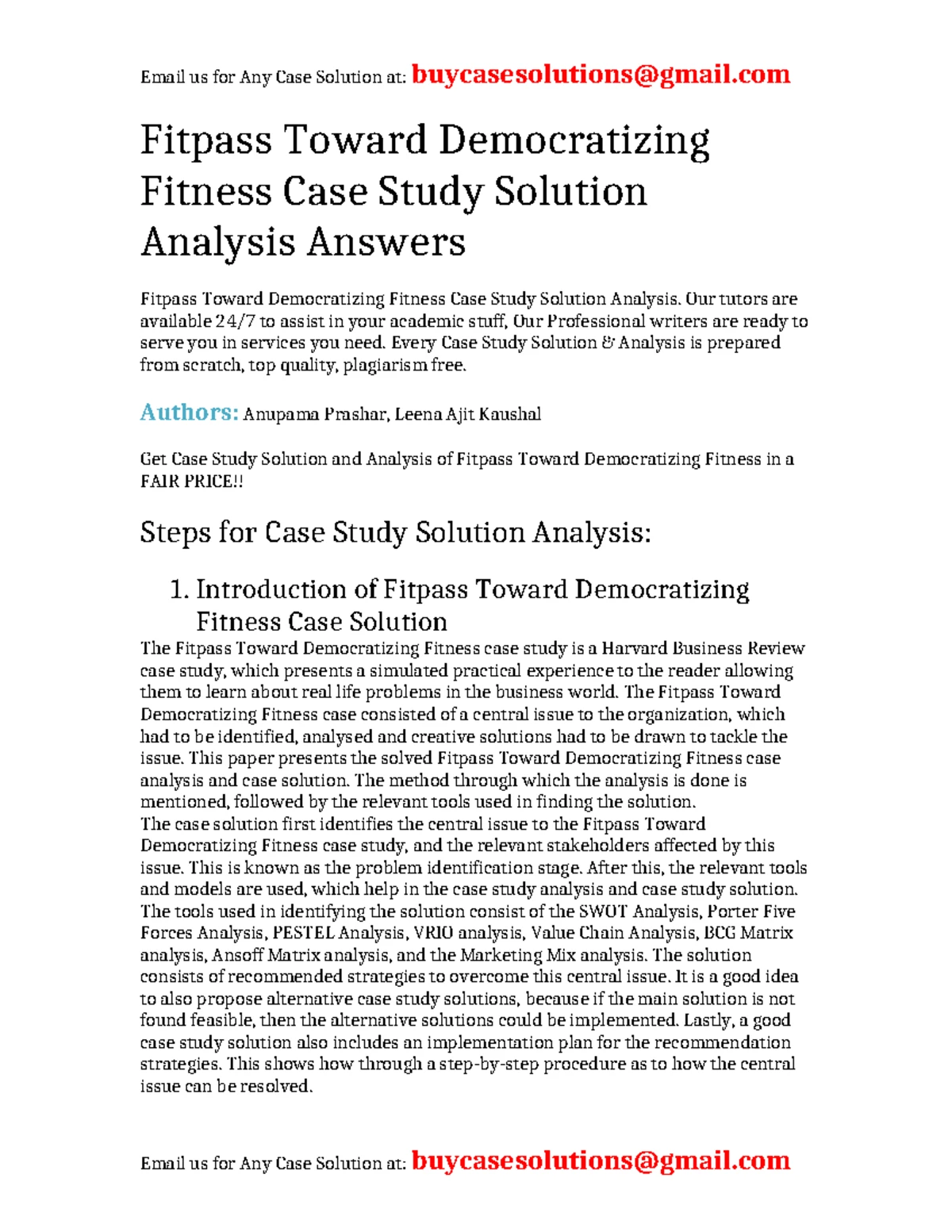 Case Study Solution: Precena Strategic Partners Staff Relocation Cost ...