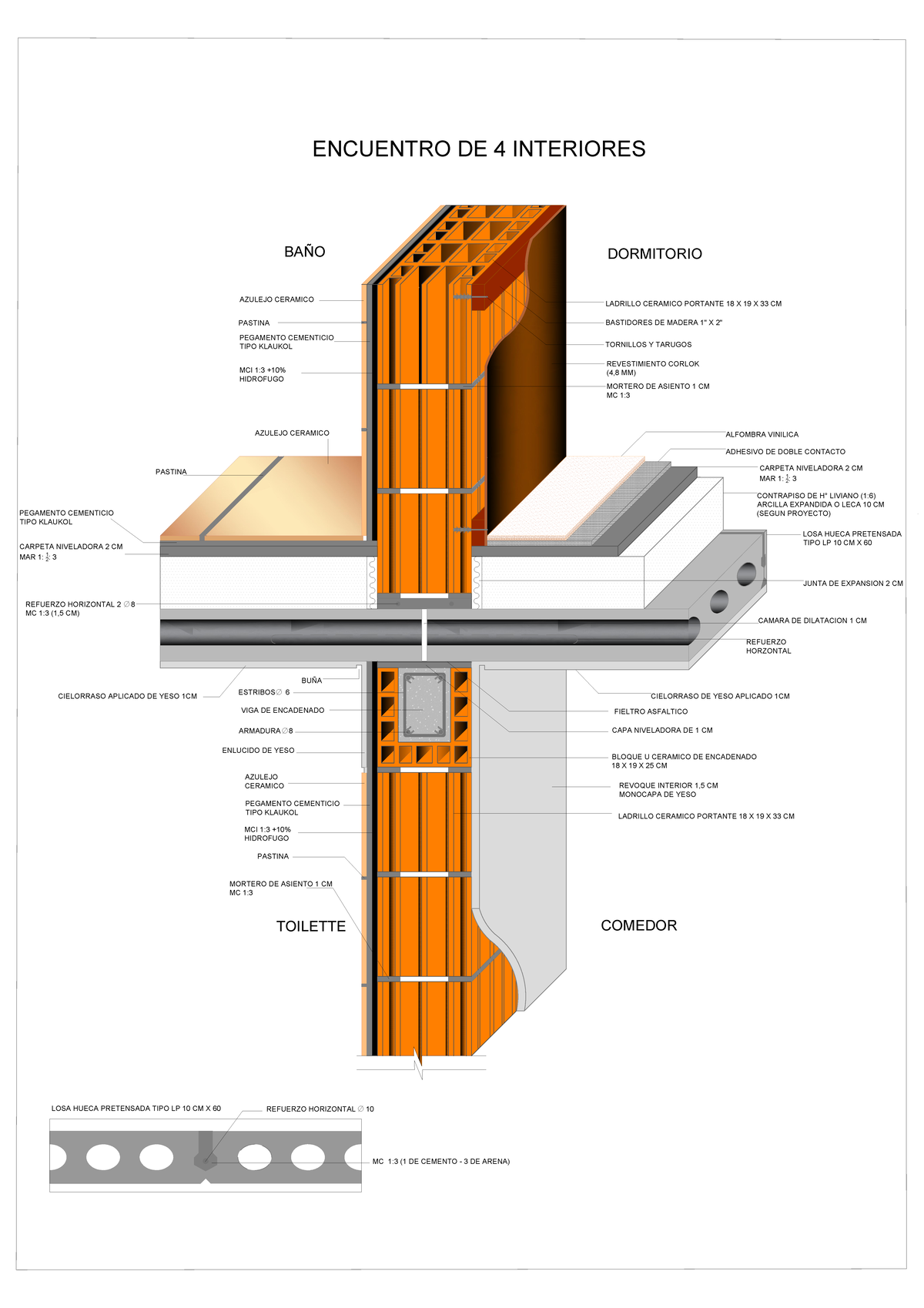 Detalles Constructivos de Interiores: Proyecto y Materiales - Document Preview