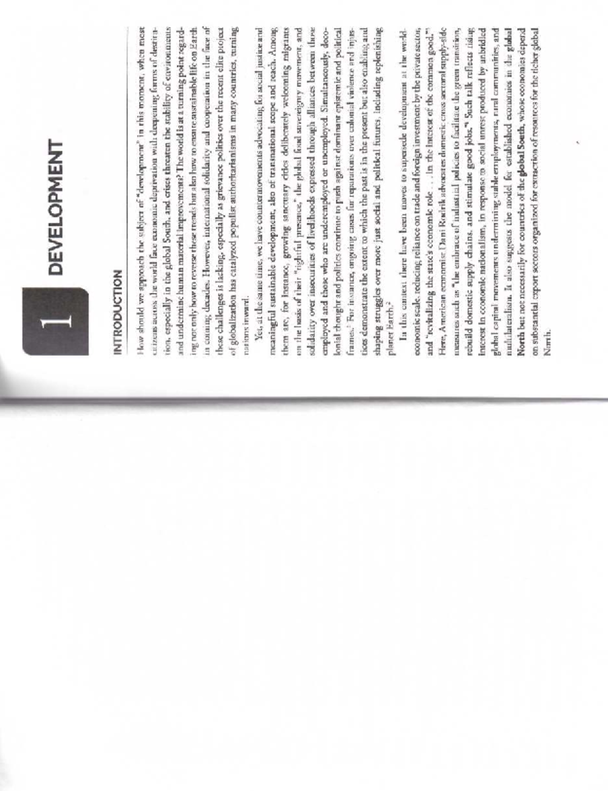 Lecture Notes: Key Concepts in Development and Social Change (SOC 101 ...