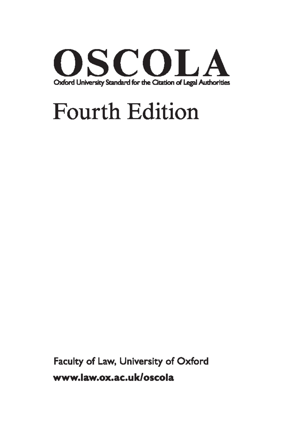 OSCOLA Referencing Guidelines: Fourth Edition Overview and Examples ...