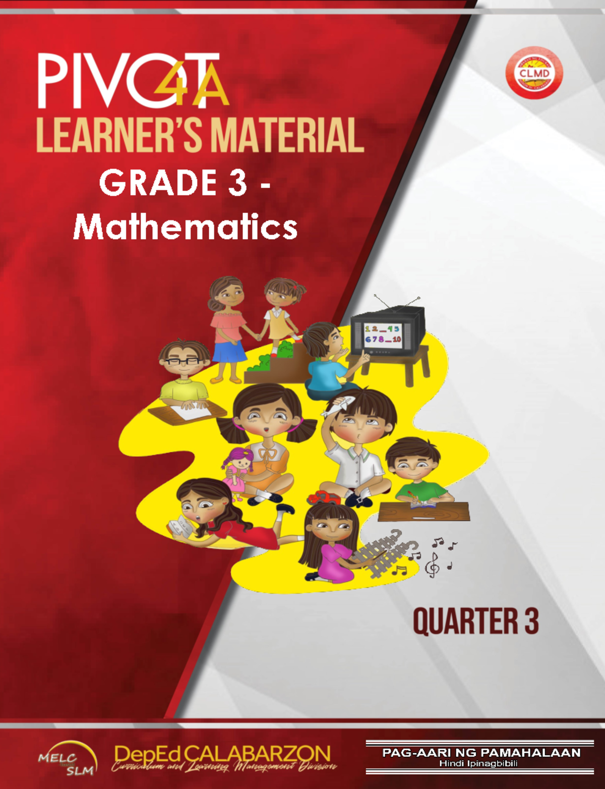Math G 3Q3V2 - MODULE - GRADE 3 - Mathematics Isinasaad sa Batas ...
