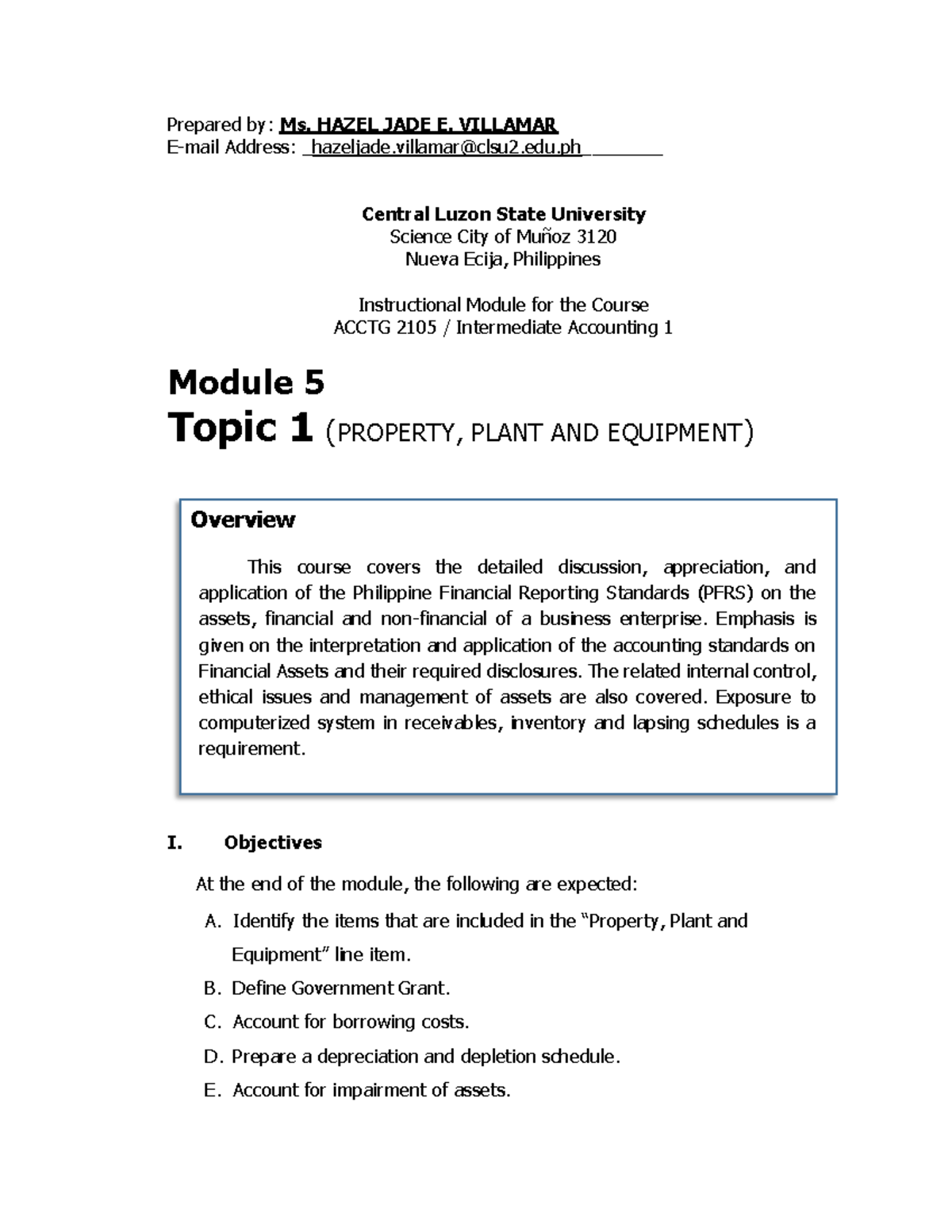 PPE - This material provides further explanations about property, plant ...