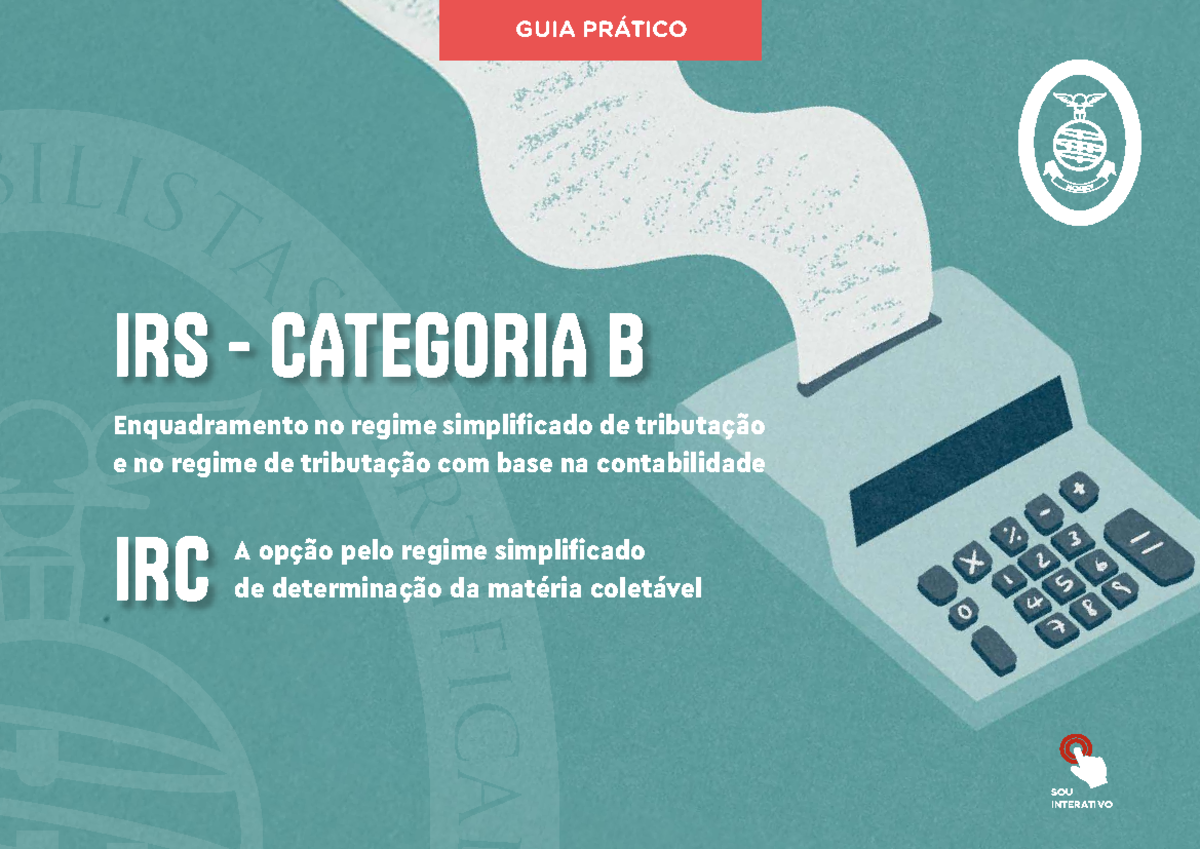 Guia Prático IRS Categoria B: Regime Simplificado e Contabilidade IRC ...