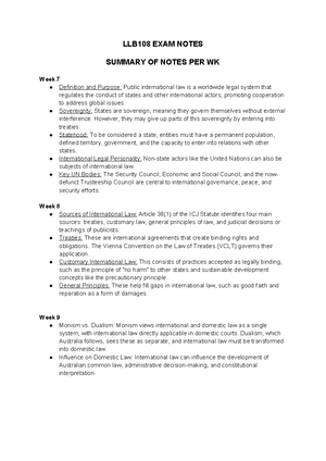 LLB104 - Contemporary Law and Justice Lecture Notes Overview - Studocu