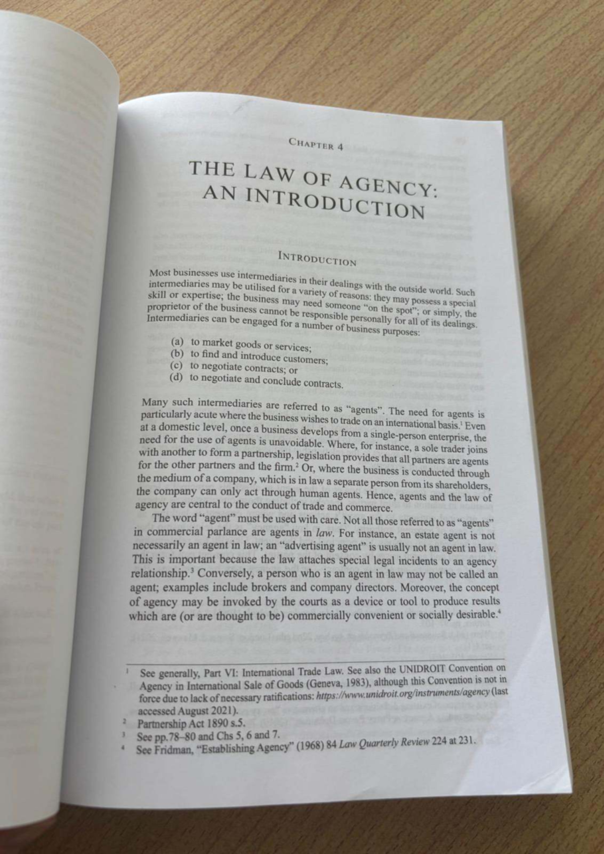 CHAPTER 4: THE LAW OF AGENCY - AN INTRODUCTION TO INTERMEDIARIES - Studocu