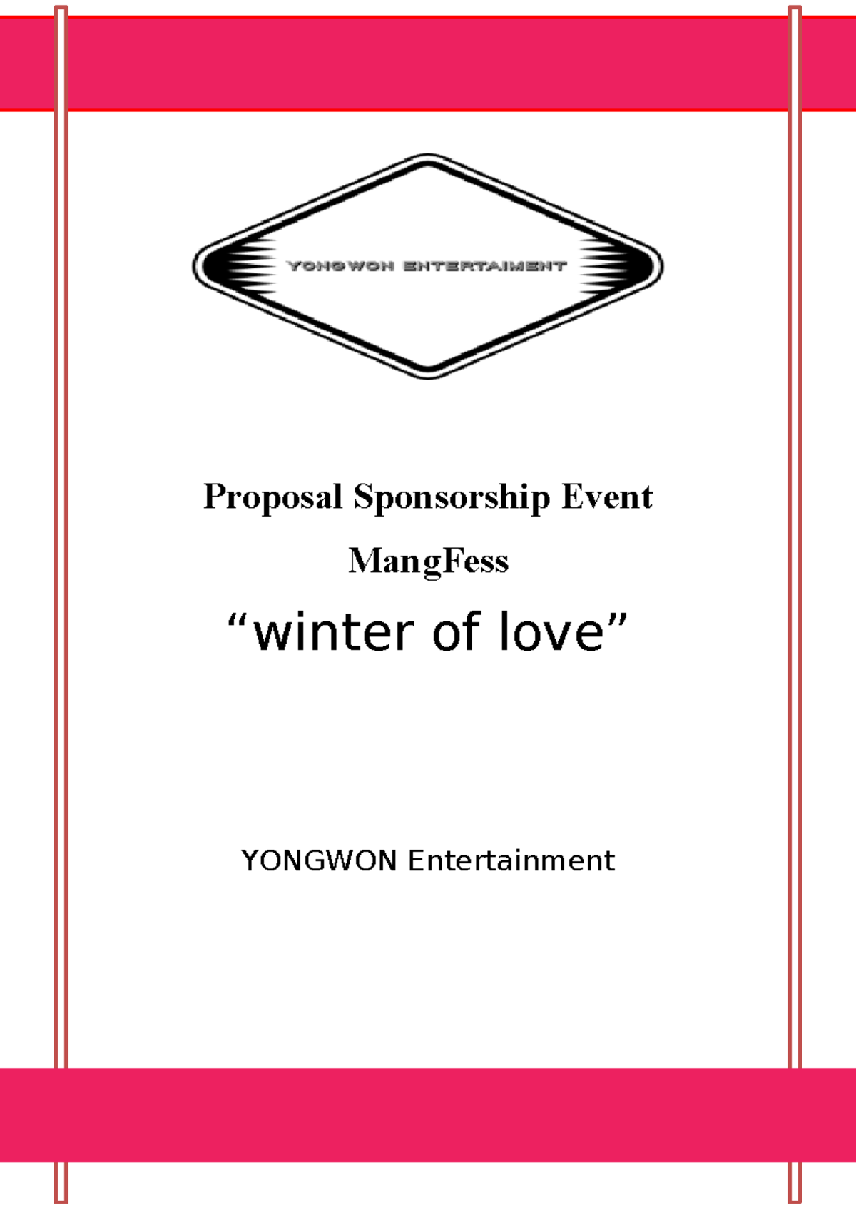 Proposal Sponsorship Event Kpop 