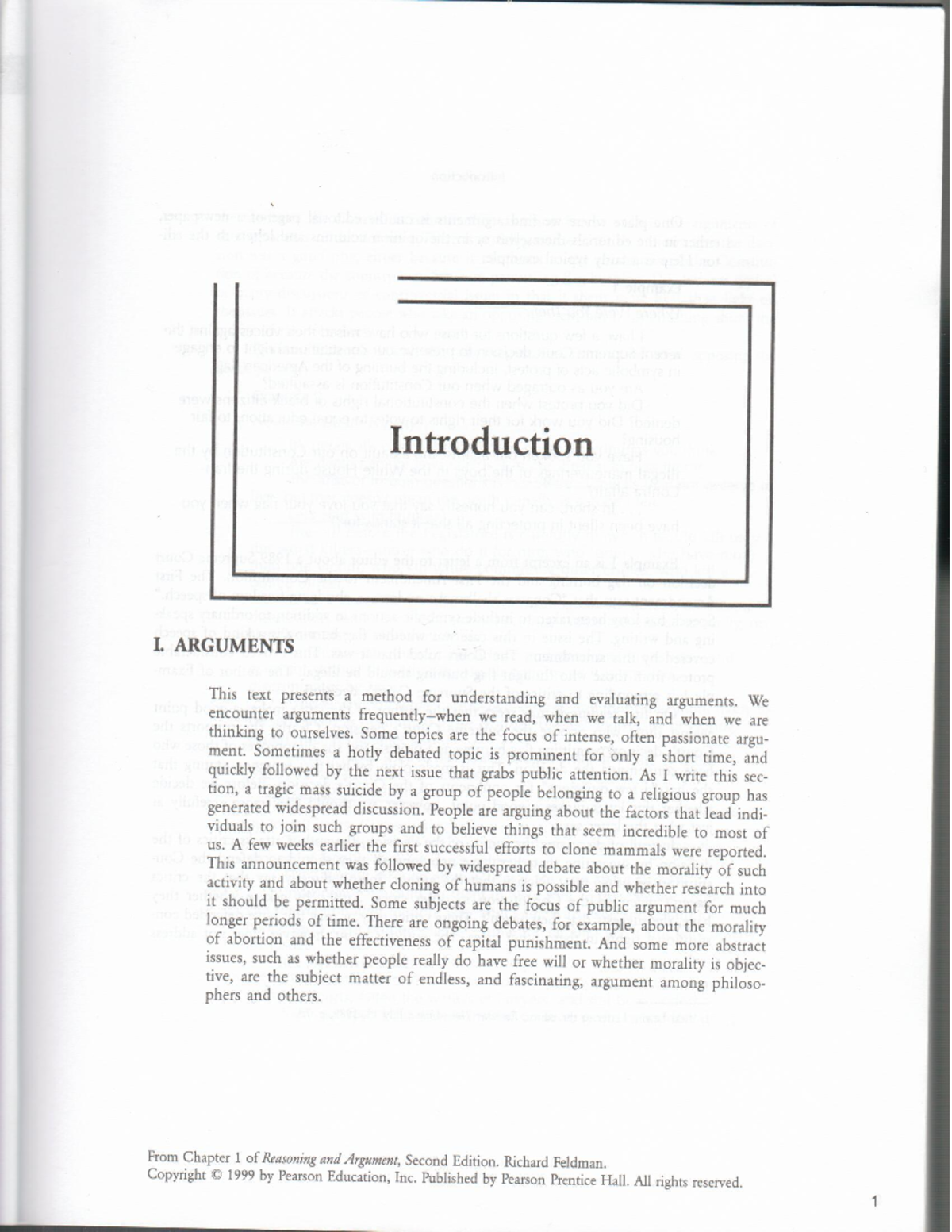 Ch1 SSH - Lecture notes 1 - Introduction I. ARGUMENTS This text ...