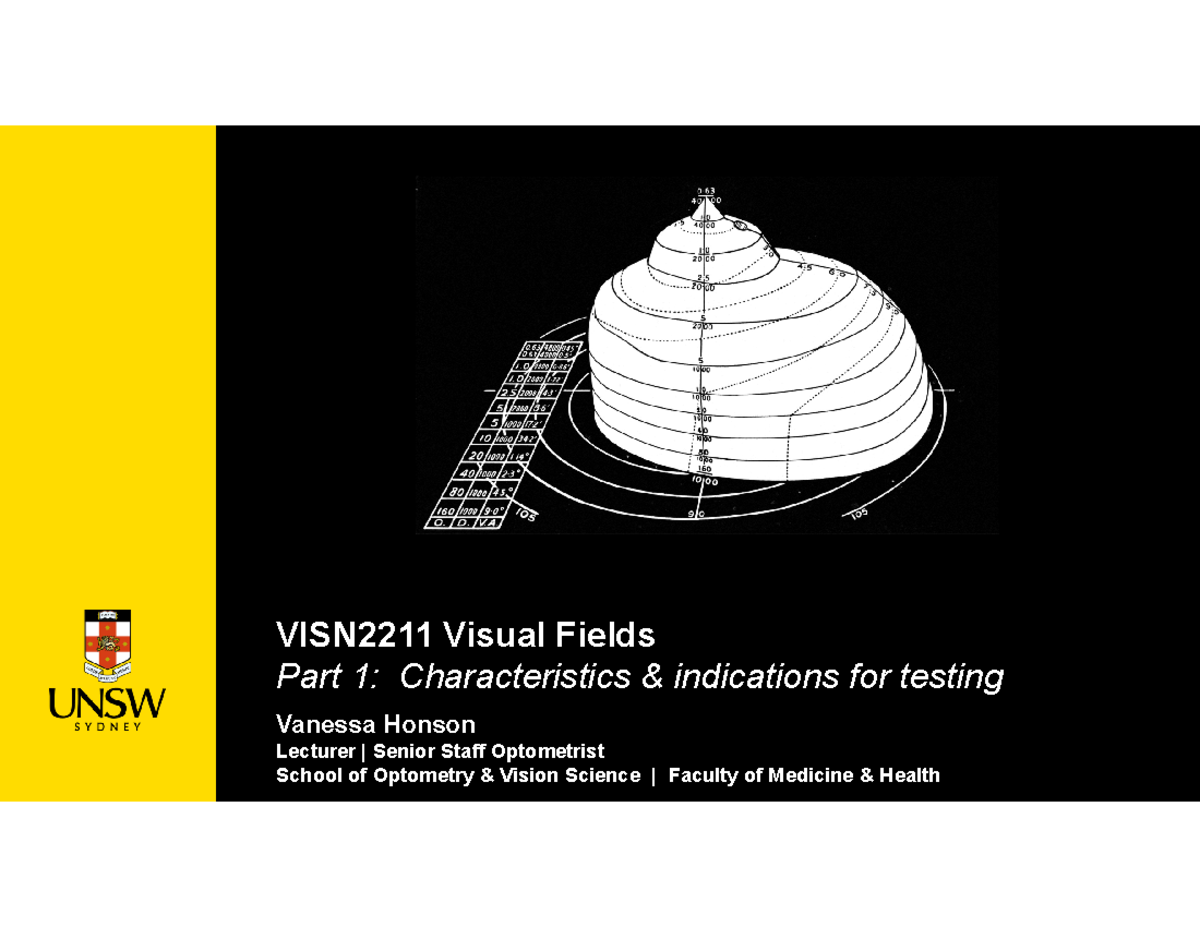 W4-5 VF1 Visual Fields: Characteristics & Testing Indications Handout ...