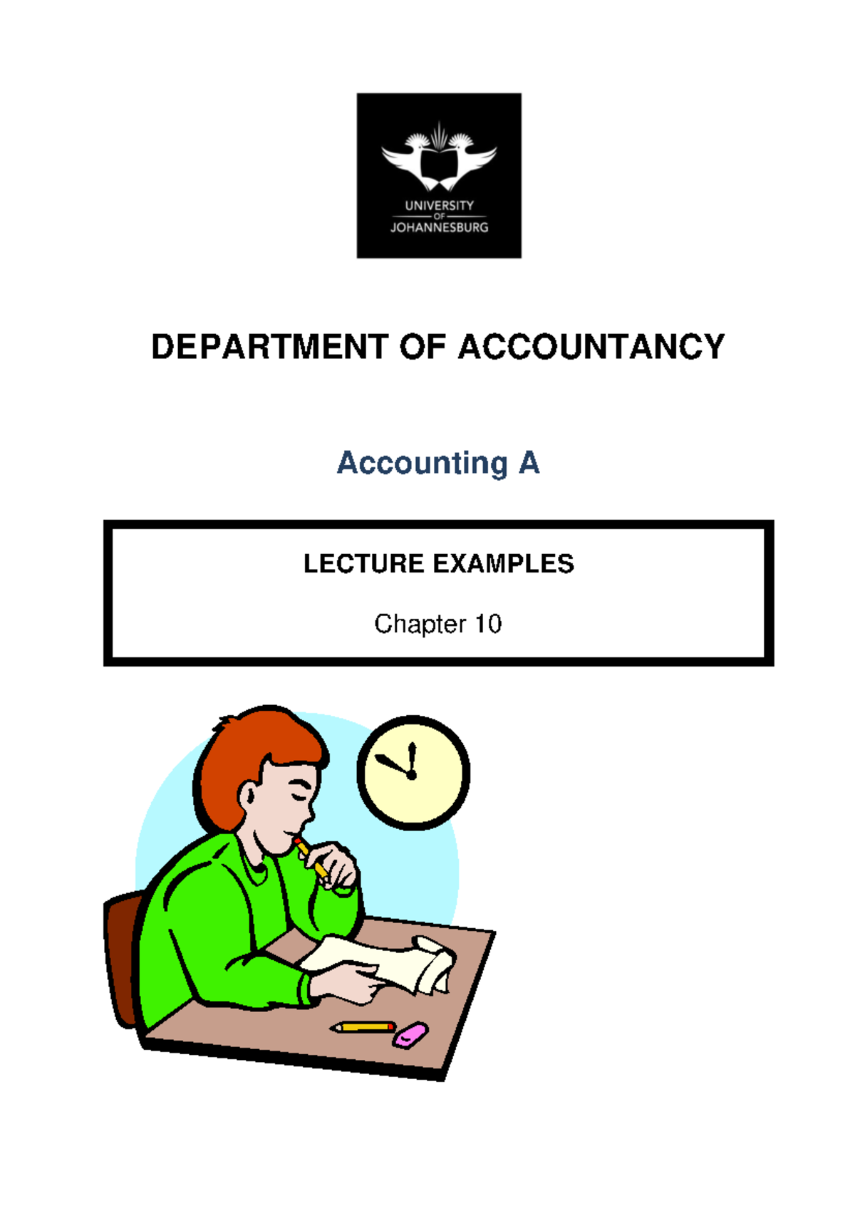 Acc A Chapter 10 Lecture Examples: Inventory & Sales Calculations - Studocu