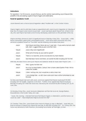 Civil Litigation Oral Old - cliffsnotes/study-notes/ Proof making model ...