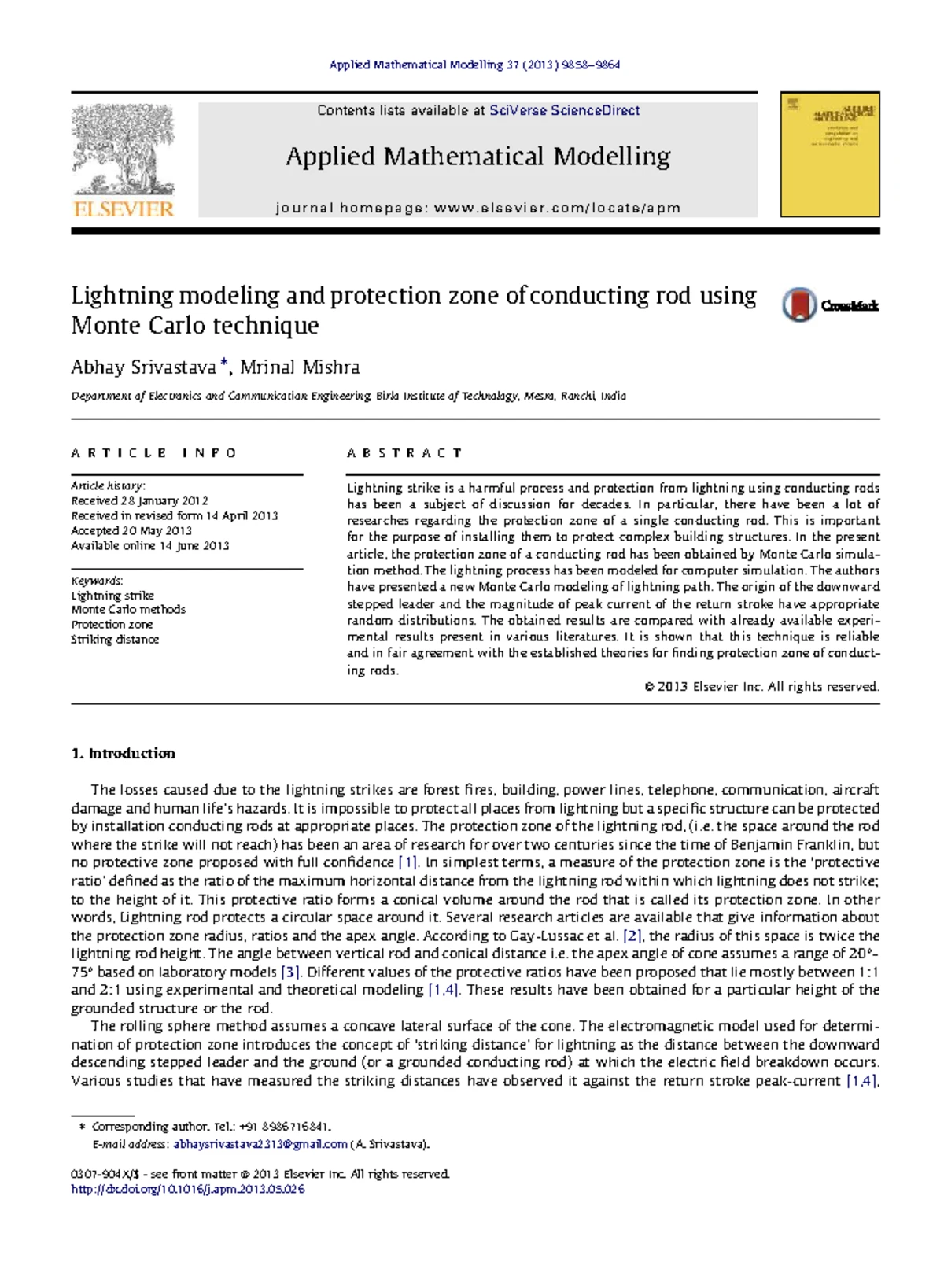 Lightning Current Distribution Analysis of First and Subsequent Strokes ...