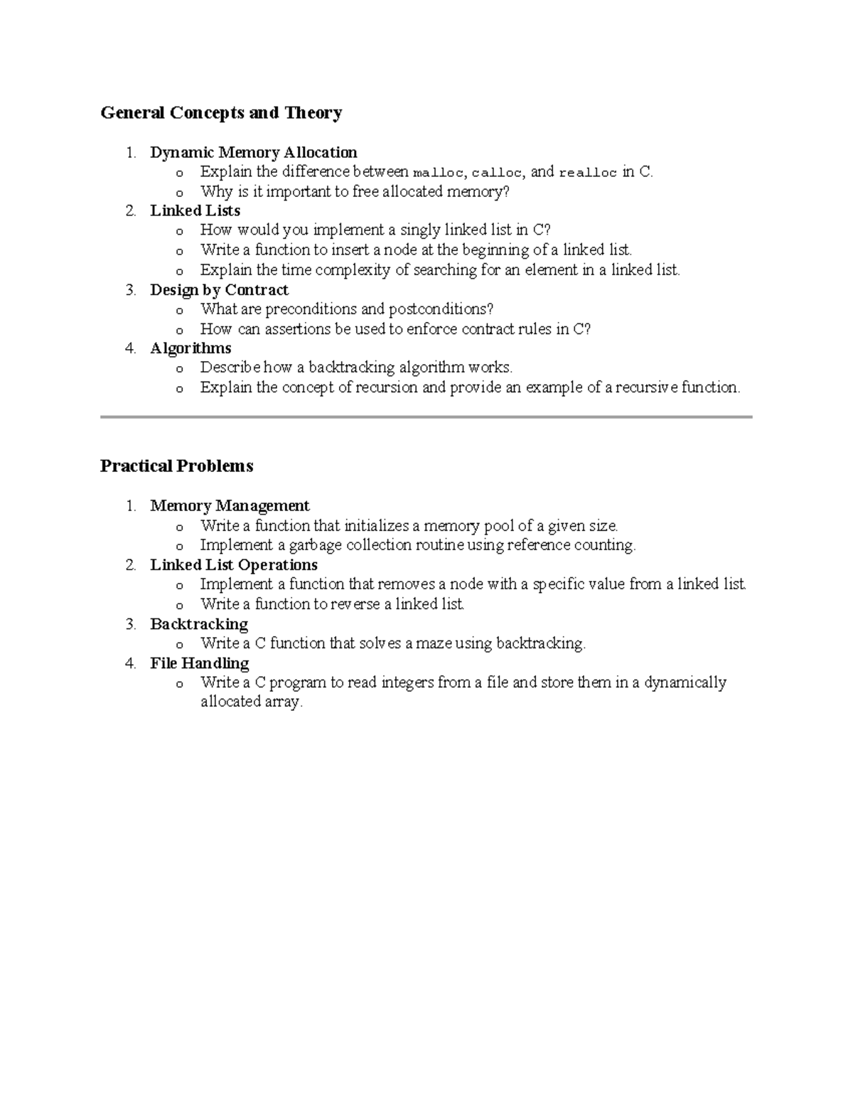 DOC - DOCS - General Concepts and Theory 1. Dynamic Memory Allocation o ...