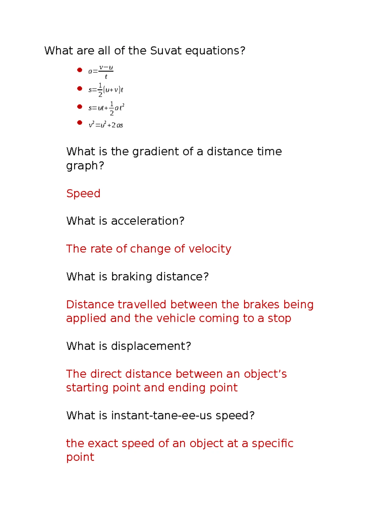 A - really fog - What factors affect thinking distance? Intoxication ...